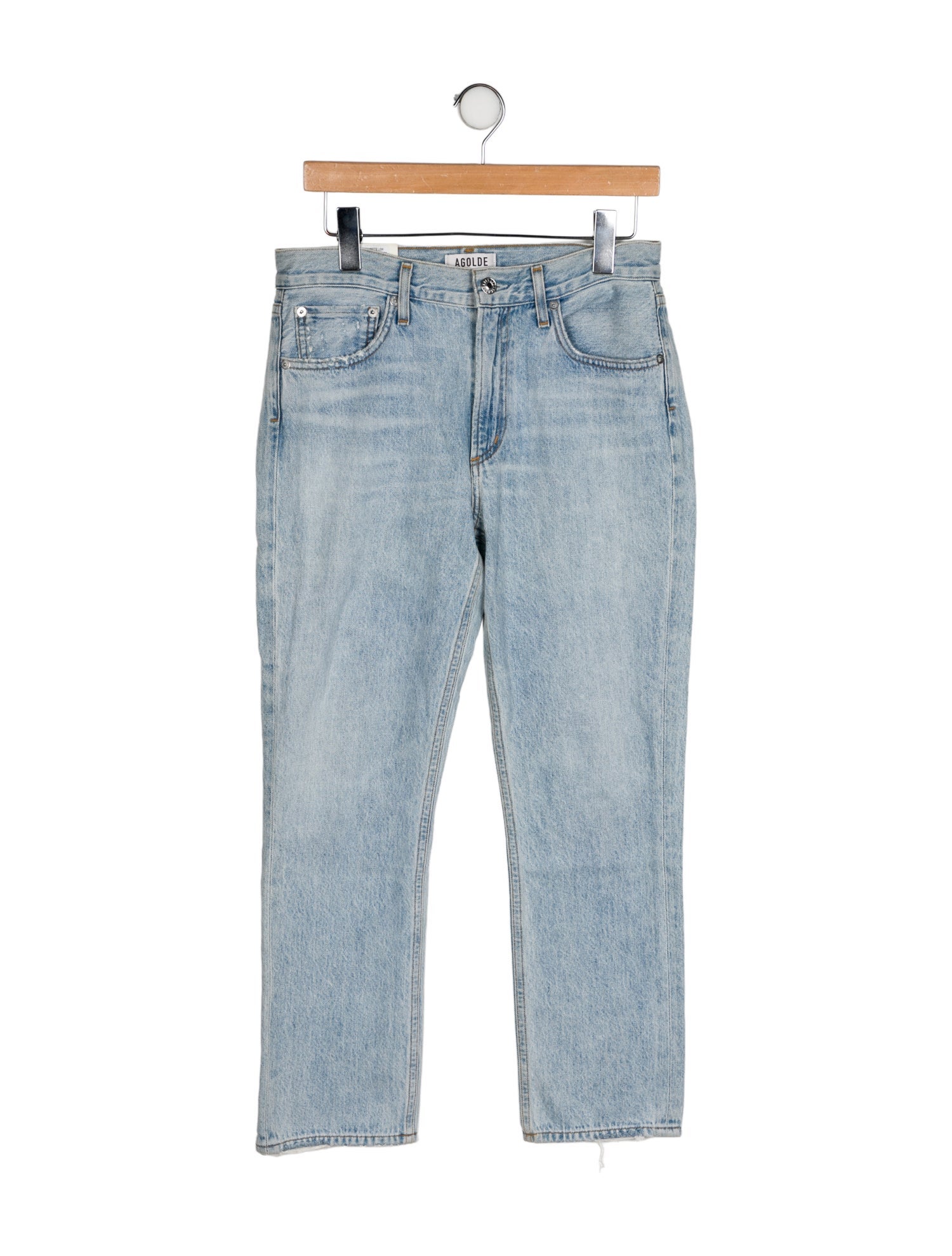 AGOLDE High-Rise Straight Leg Jeans