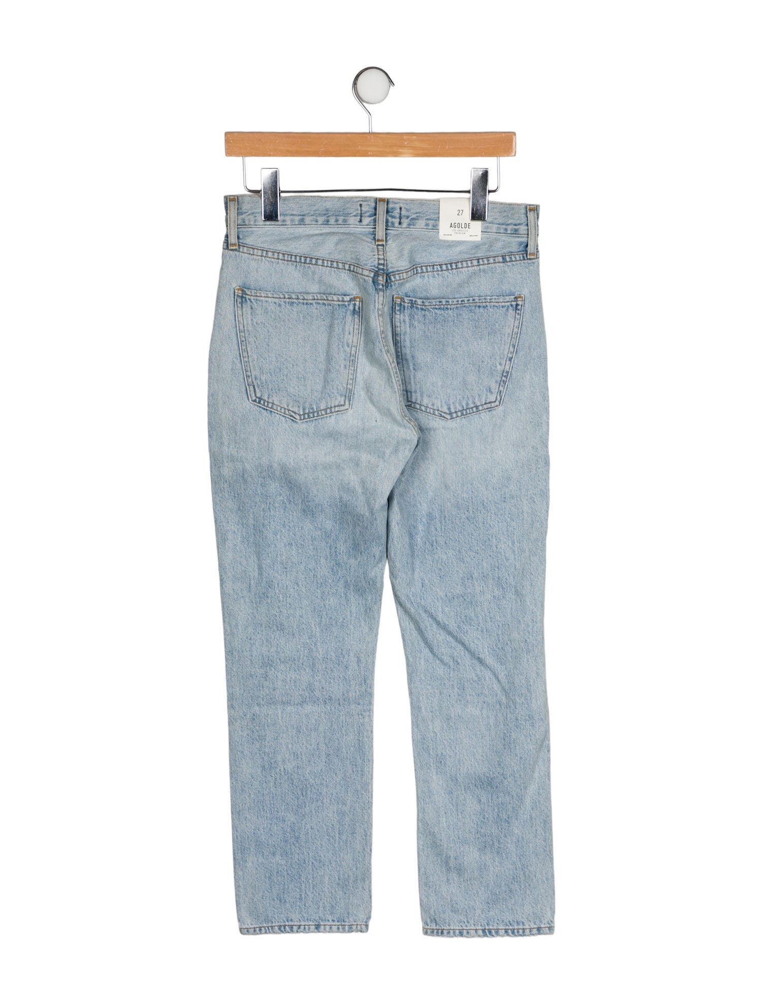 AGOLDE High-Rise Straight Leg Jeans