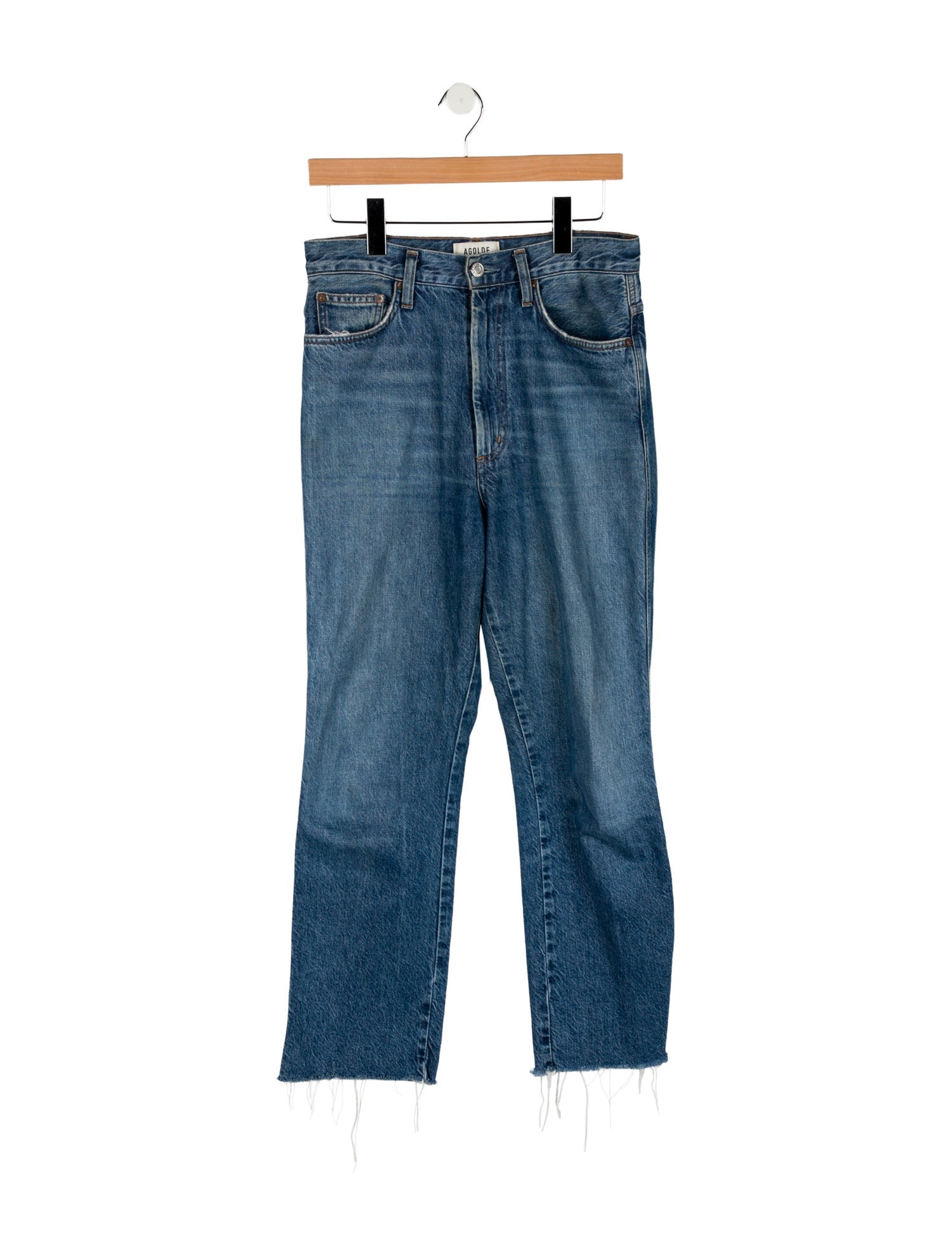 AGOLDE High-Rise Straight Leg Jeans