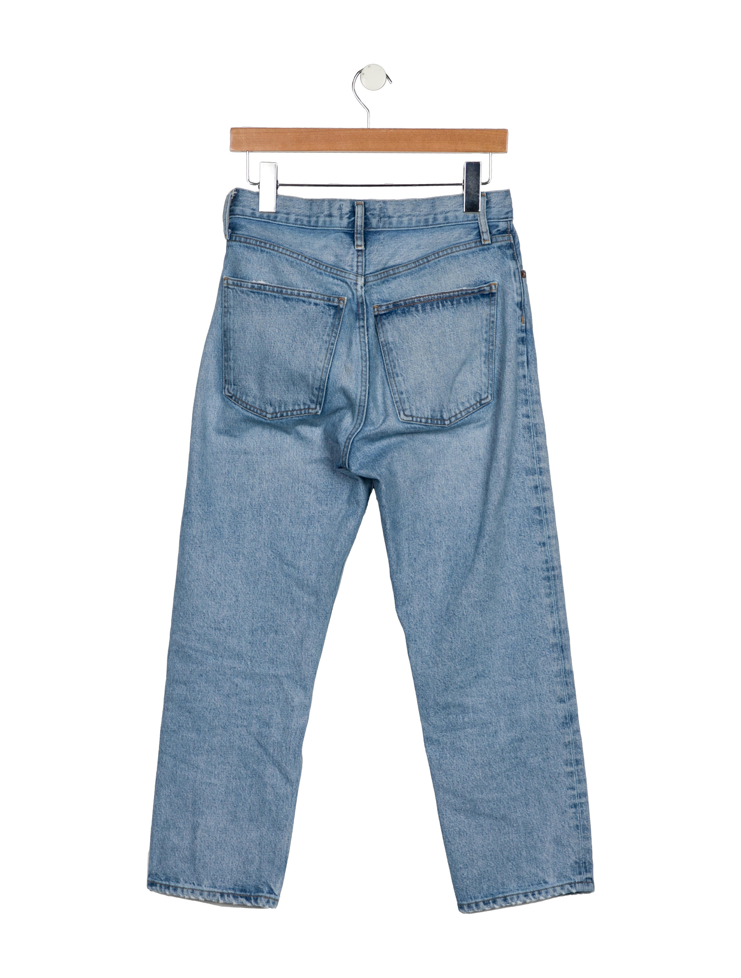 AGOLDE High-Rise Straight Leg Jeans