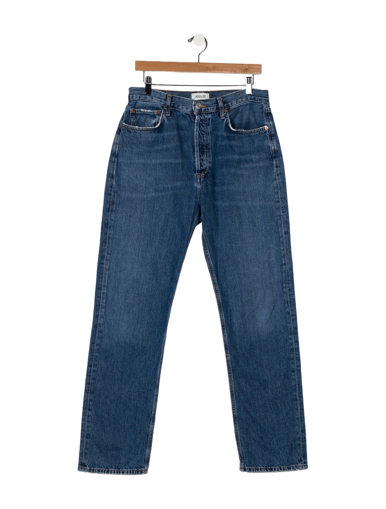 AGOLDE High-Rise Straight Leg Jeans