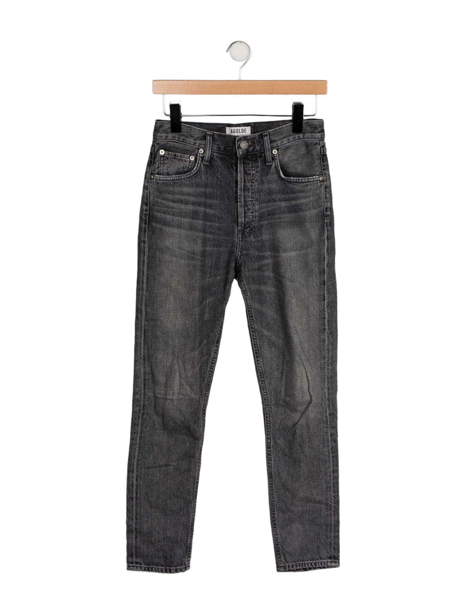 AGOLDE Mid-Rise Skinny Leg Jeans