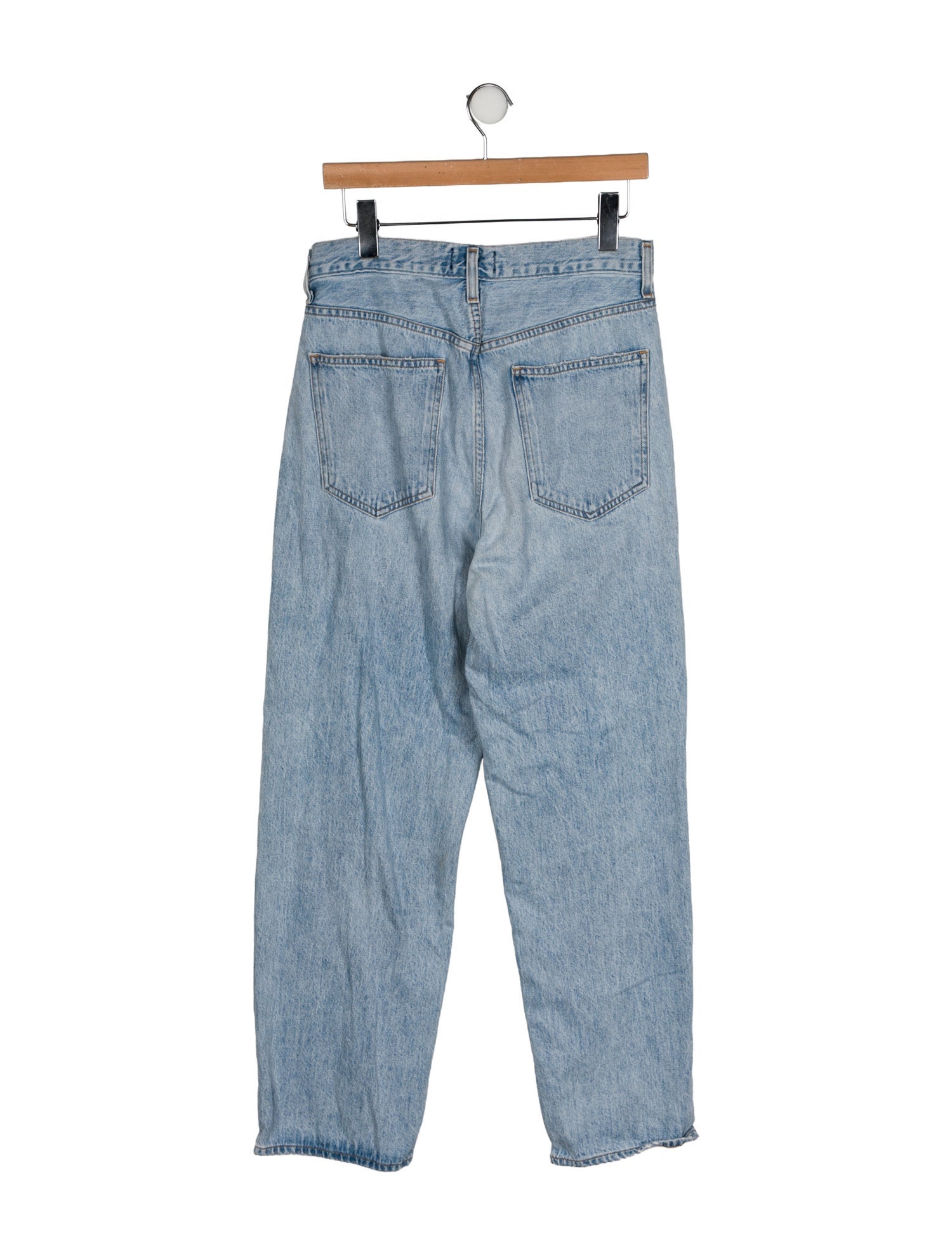 AGOLDE High-Rise Straight Leg Jeans