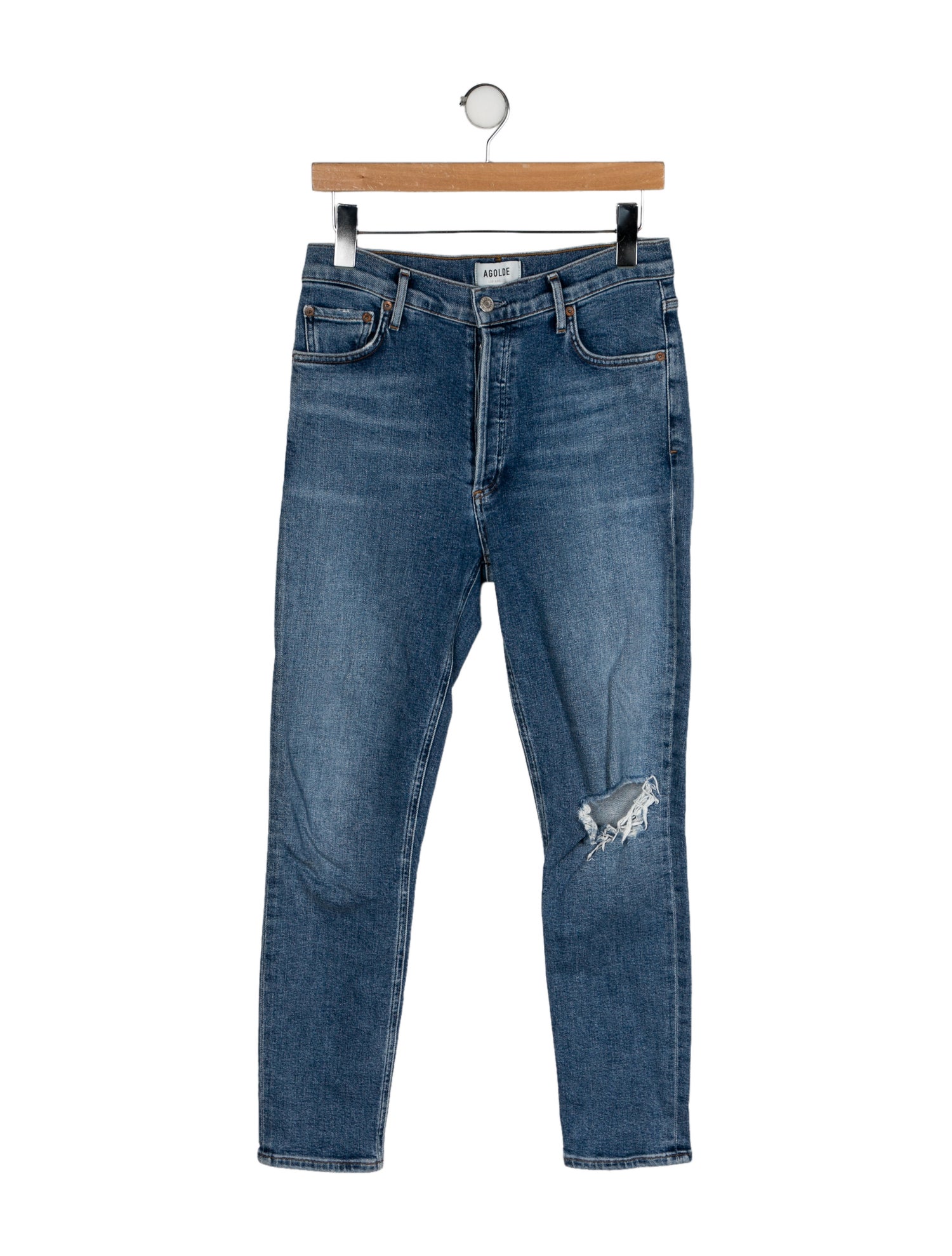AGOLDE High-Rise Skinny Leg Jeans
