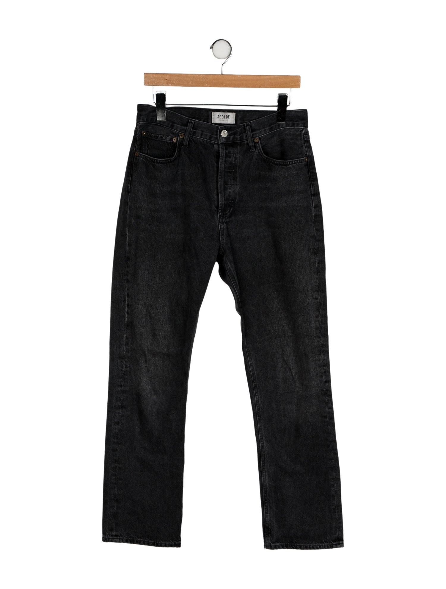 AGOLDE High-Rise Straight Leg Jeans