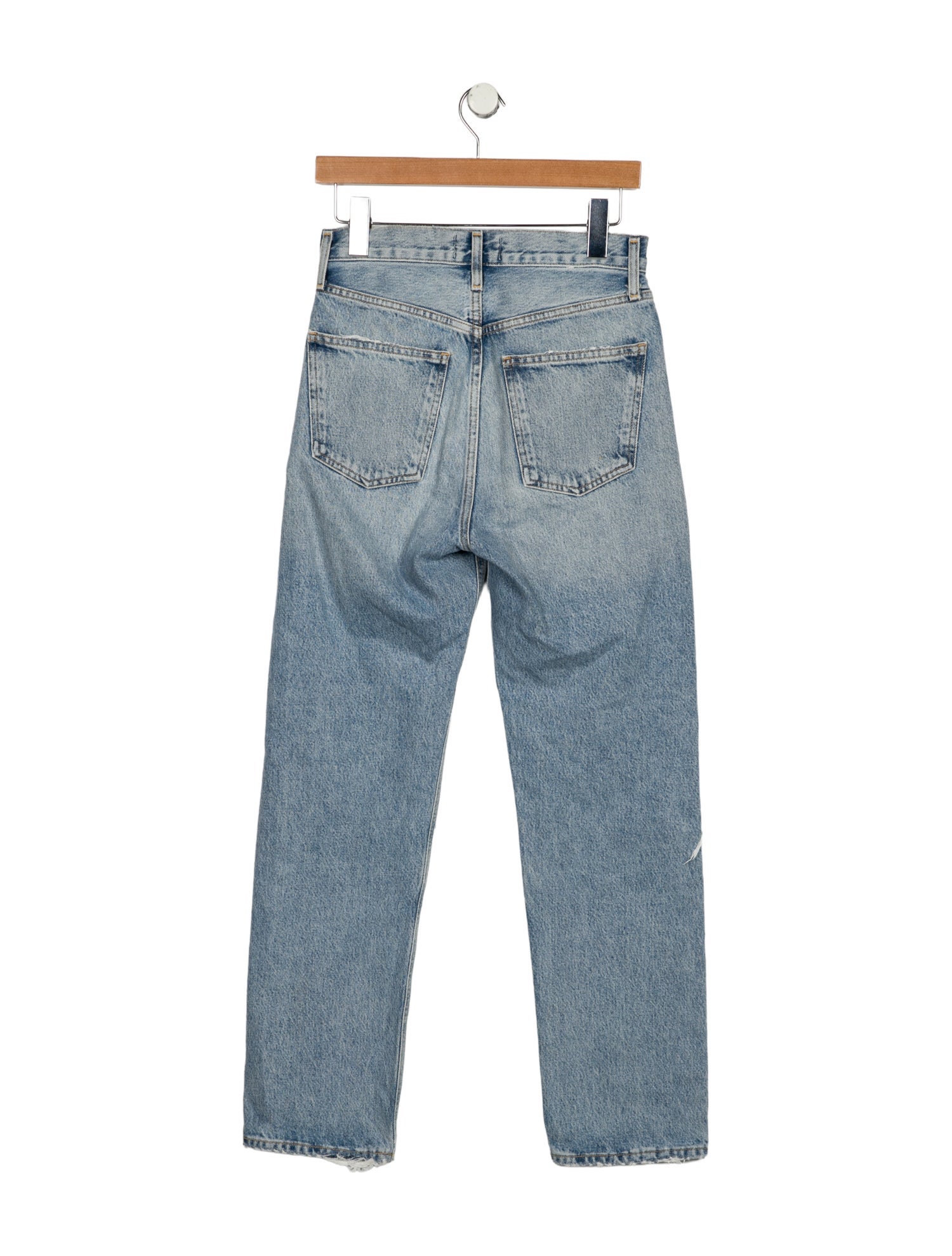 AGOLDE High-Rise Straight Leg Jeans