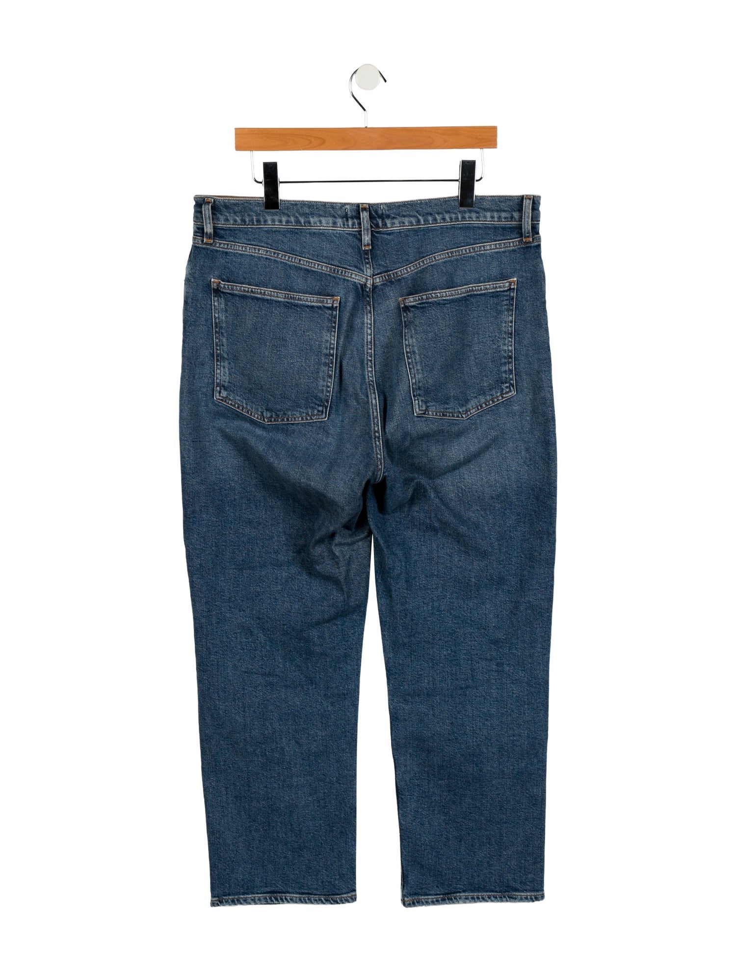 AGOLDE High-Rise Straight Leg Jeans