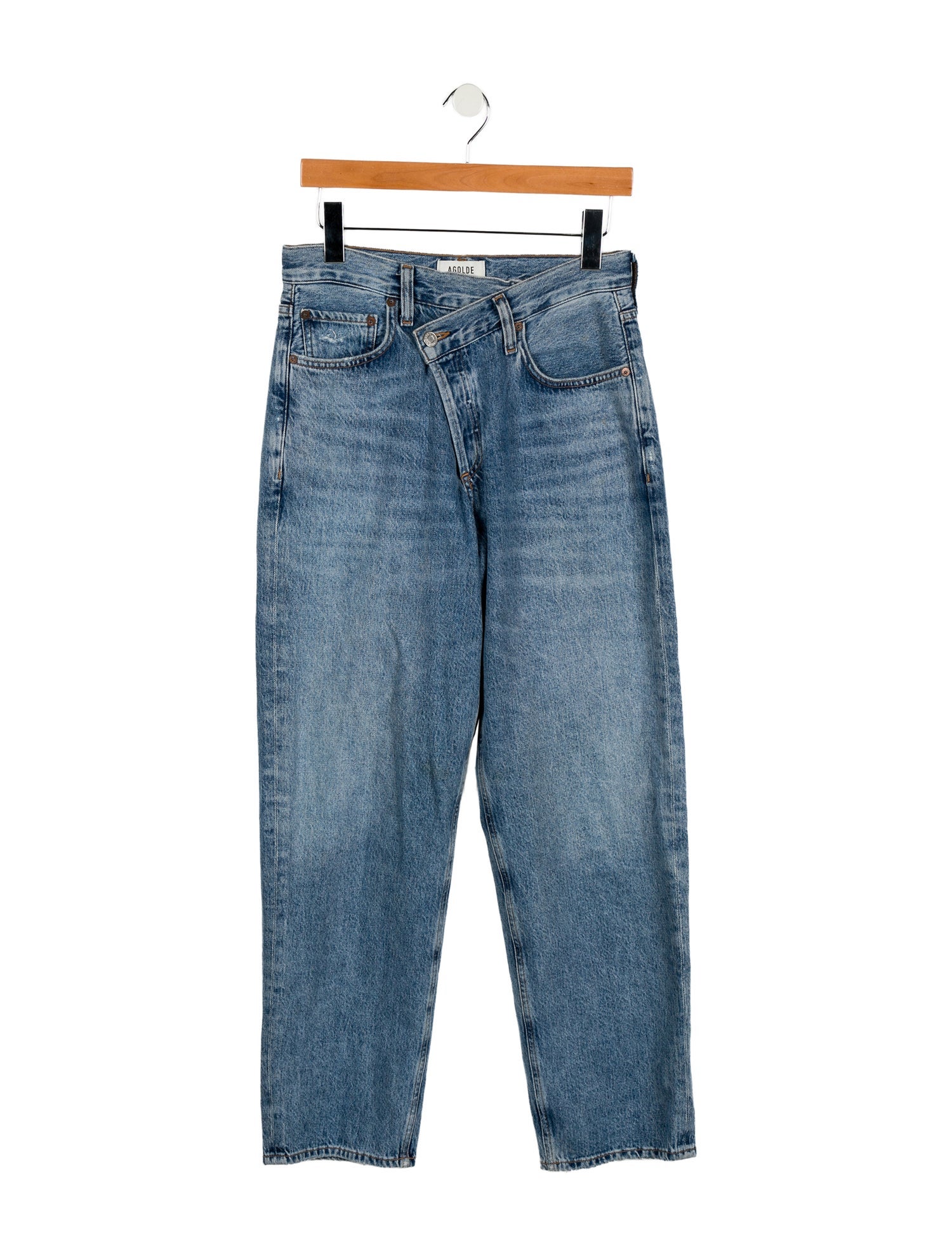 AGOLDE High-Rise Straight Leg Jeans