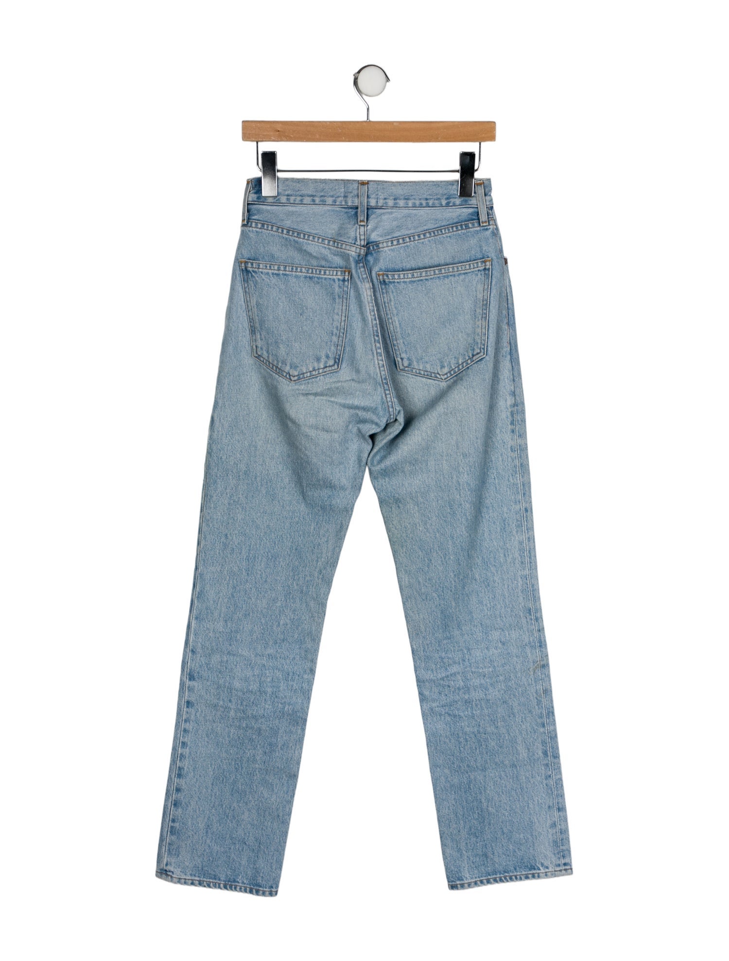 AGOLDE High-Rise Straight Leg Jeans