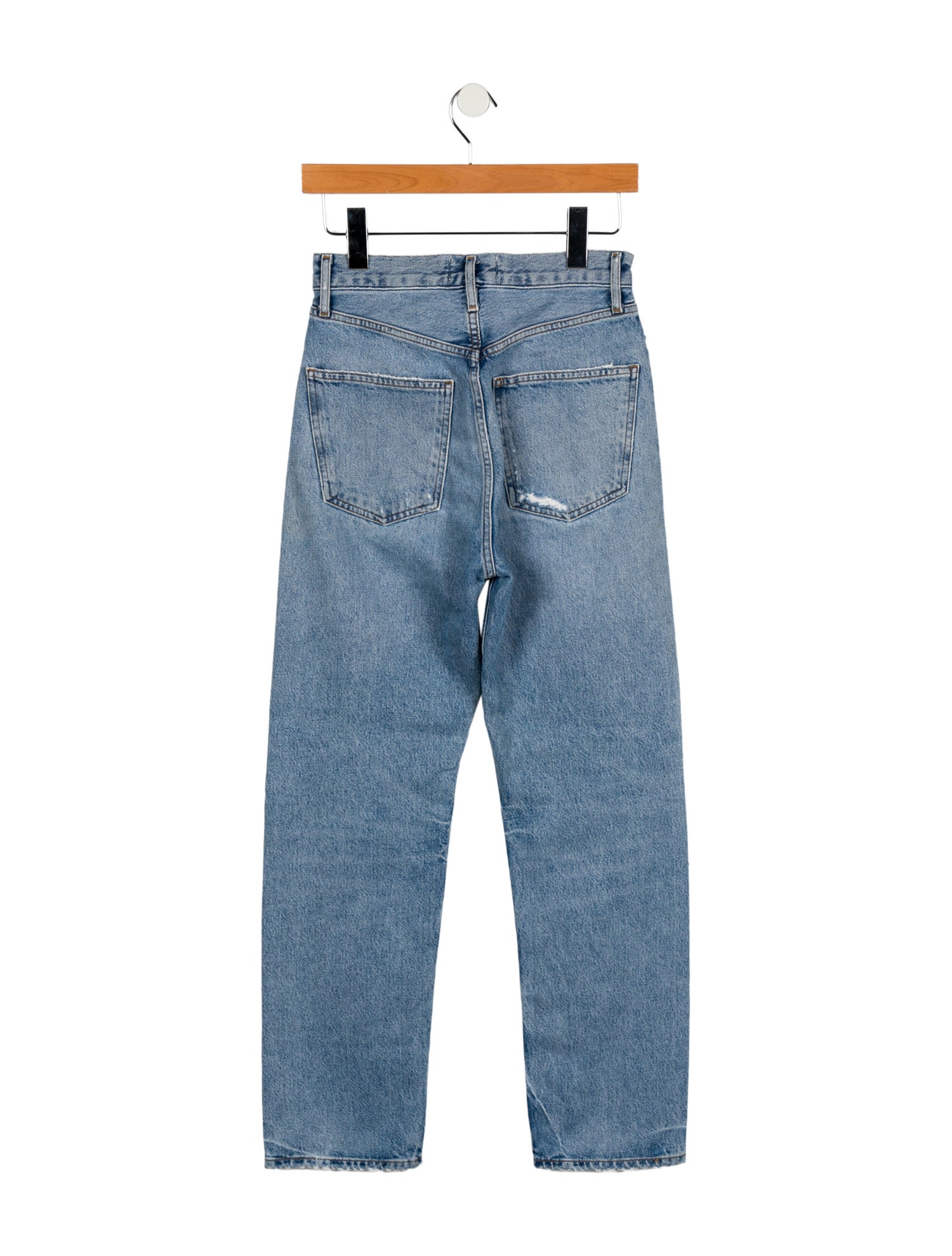 AGOLDE High-Rise Straight Leg Jeans