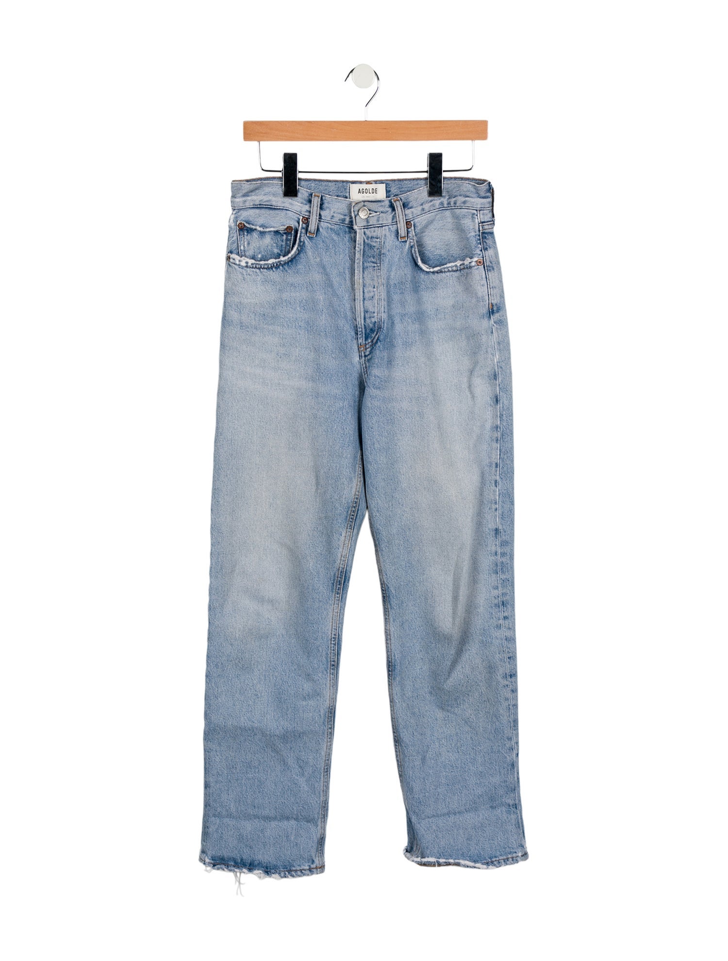 AGOLDE High-Rise Straight Leg Jeans