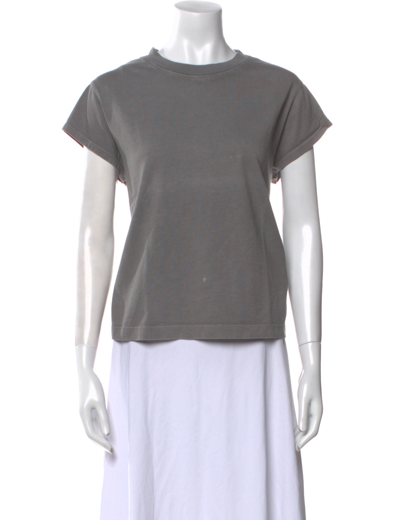 AGOLDE Bateau Neckline Short Sleeve T-Shirt