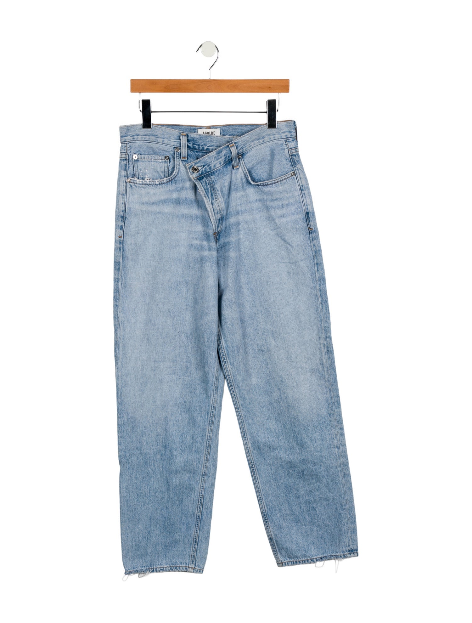 AGOLDE High-Rise Straight Leg Jeans