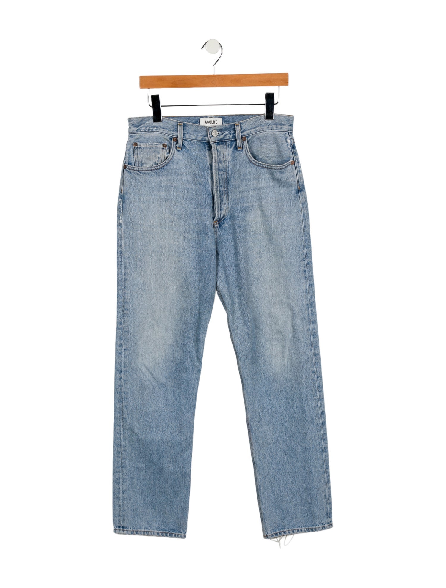 AGOLDE High-Rise Straight Leg Jeans