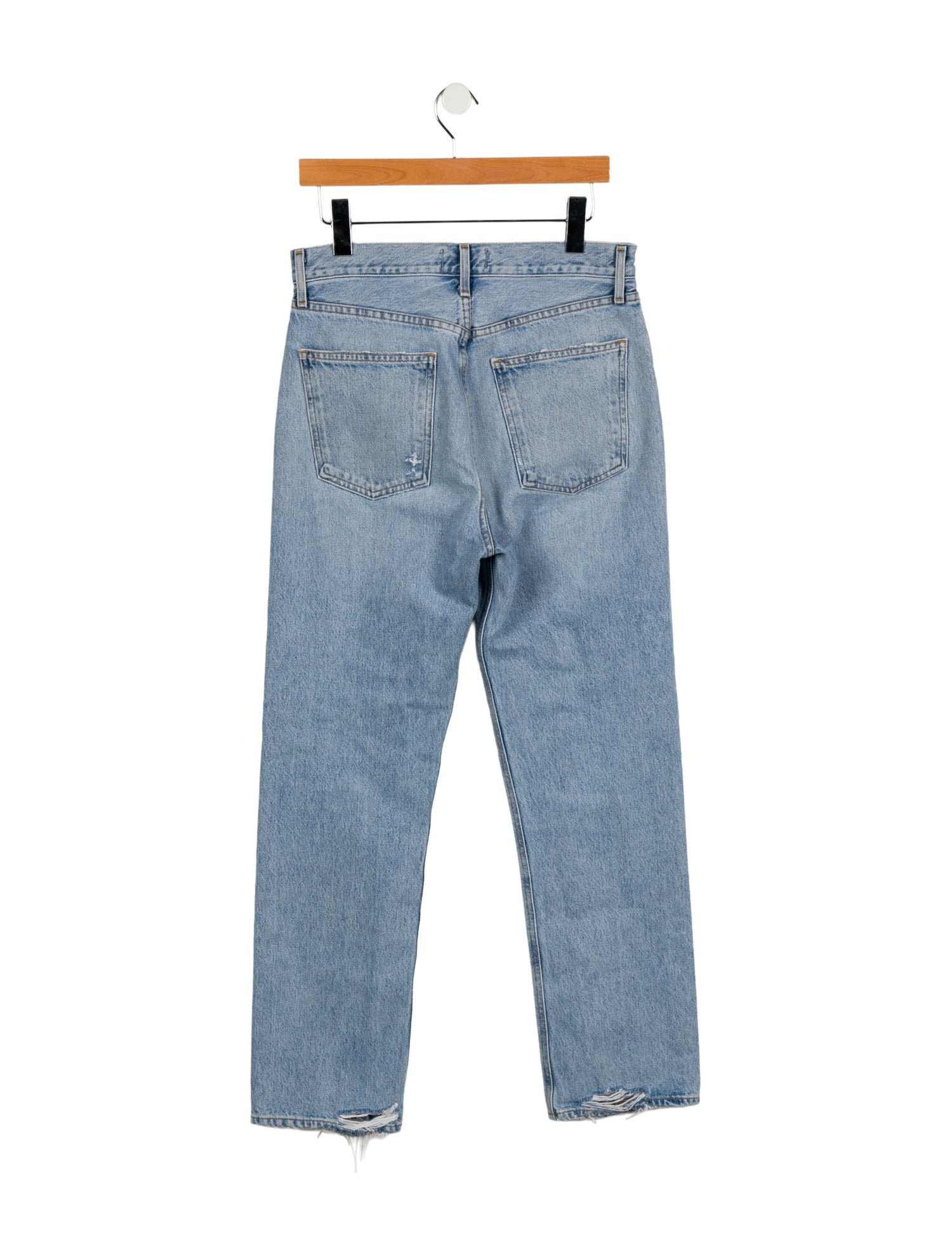 AGOLDE High-Rise Straight Leg Jeans