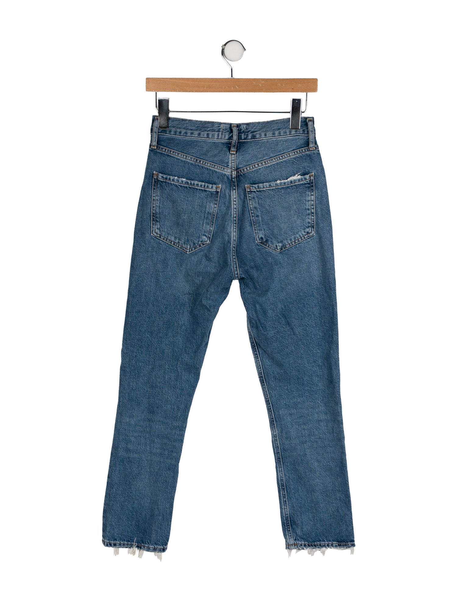 AGOLDE High-Rise Straight Leg Jeans