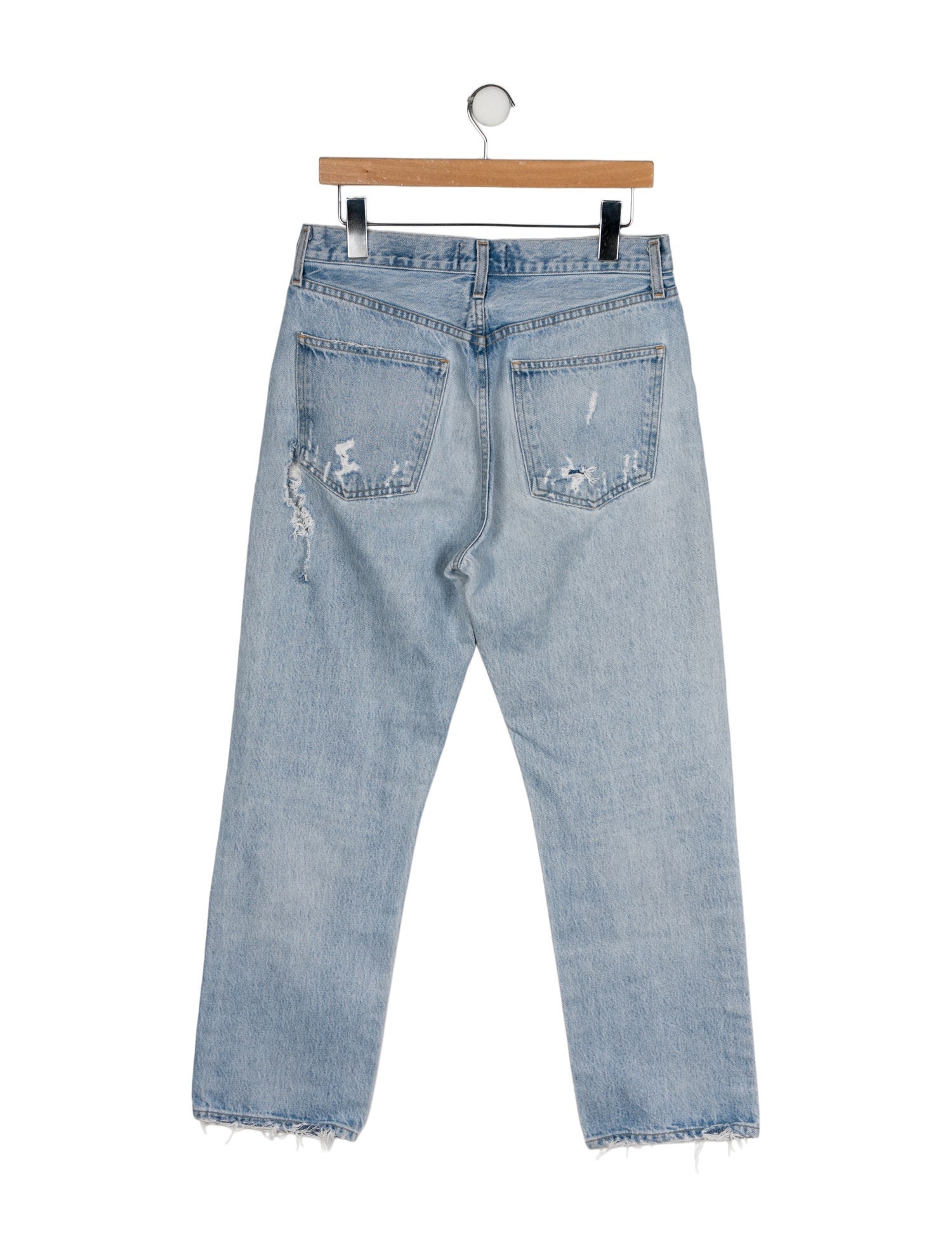 AGOLDE High-Rise Straight Leg Jeans