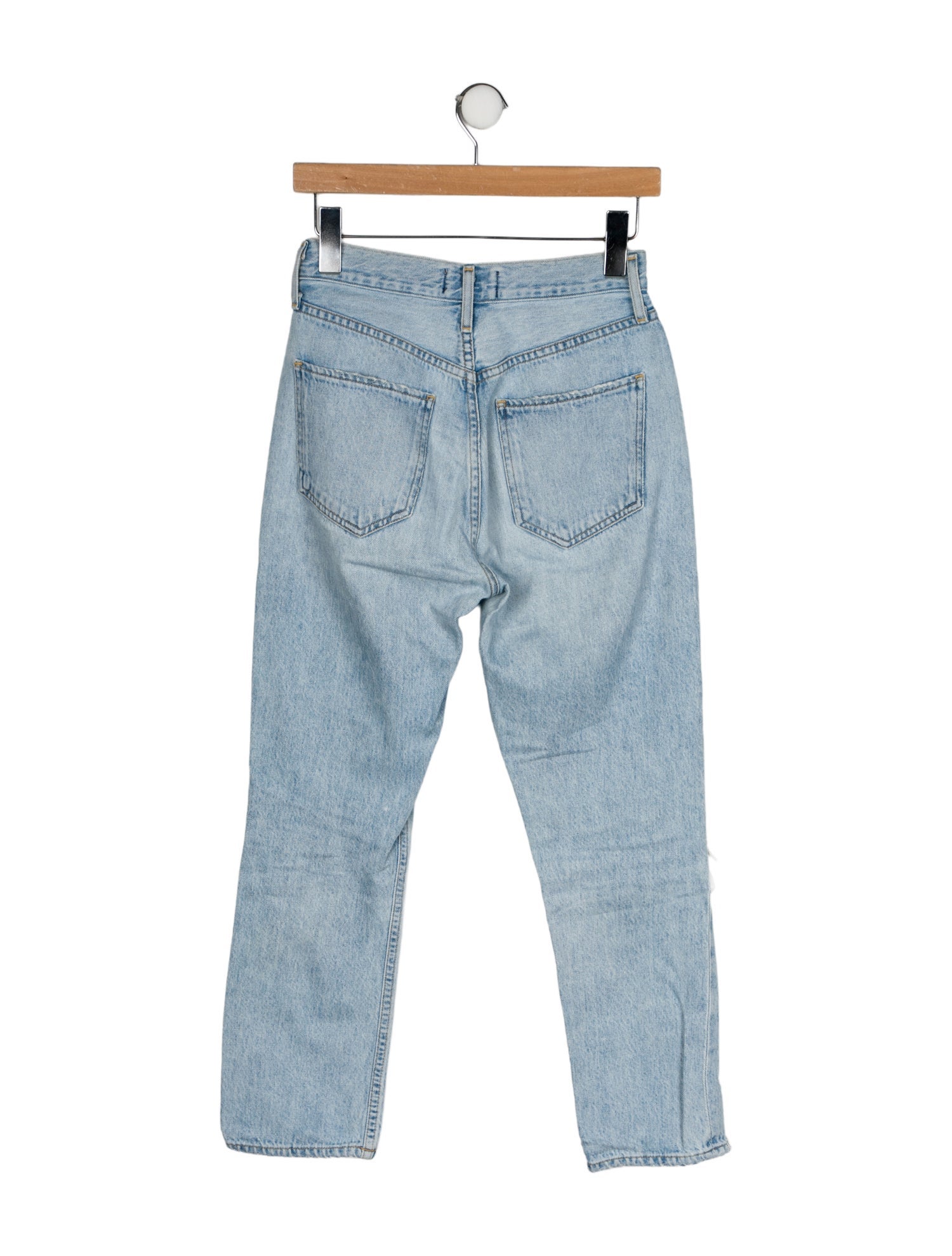 AGOLDE High-Rise Straight Leg Jeans