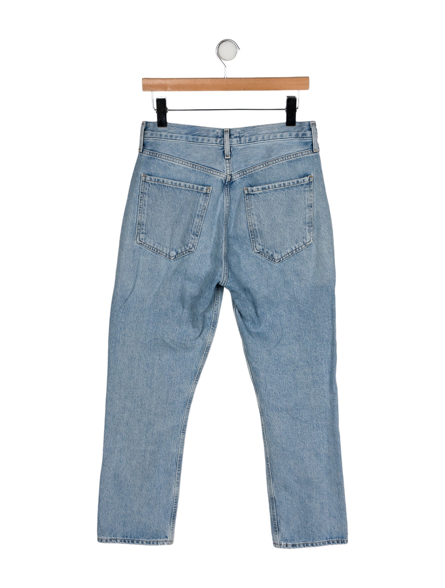 AGOLDE High-Rise Straight Leg Jeans