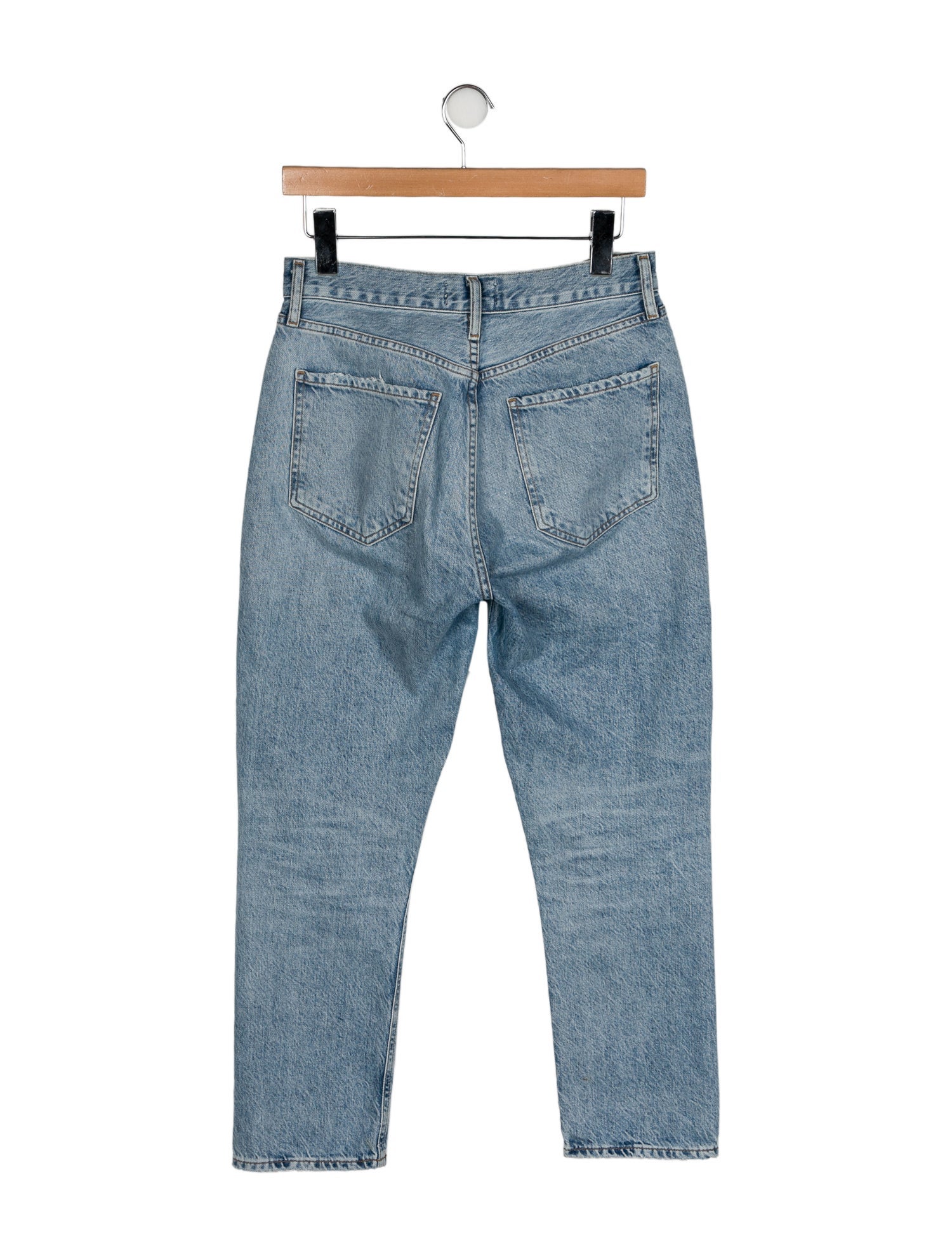 AGOLDE High-Rise Straight Leg Jeans