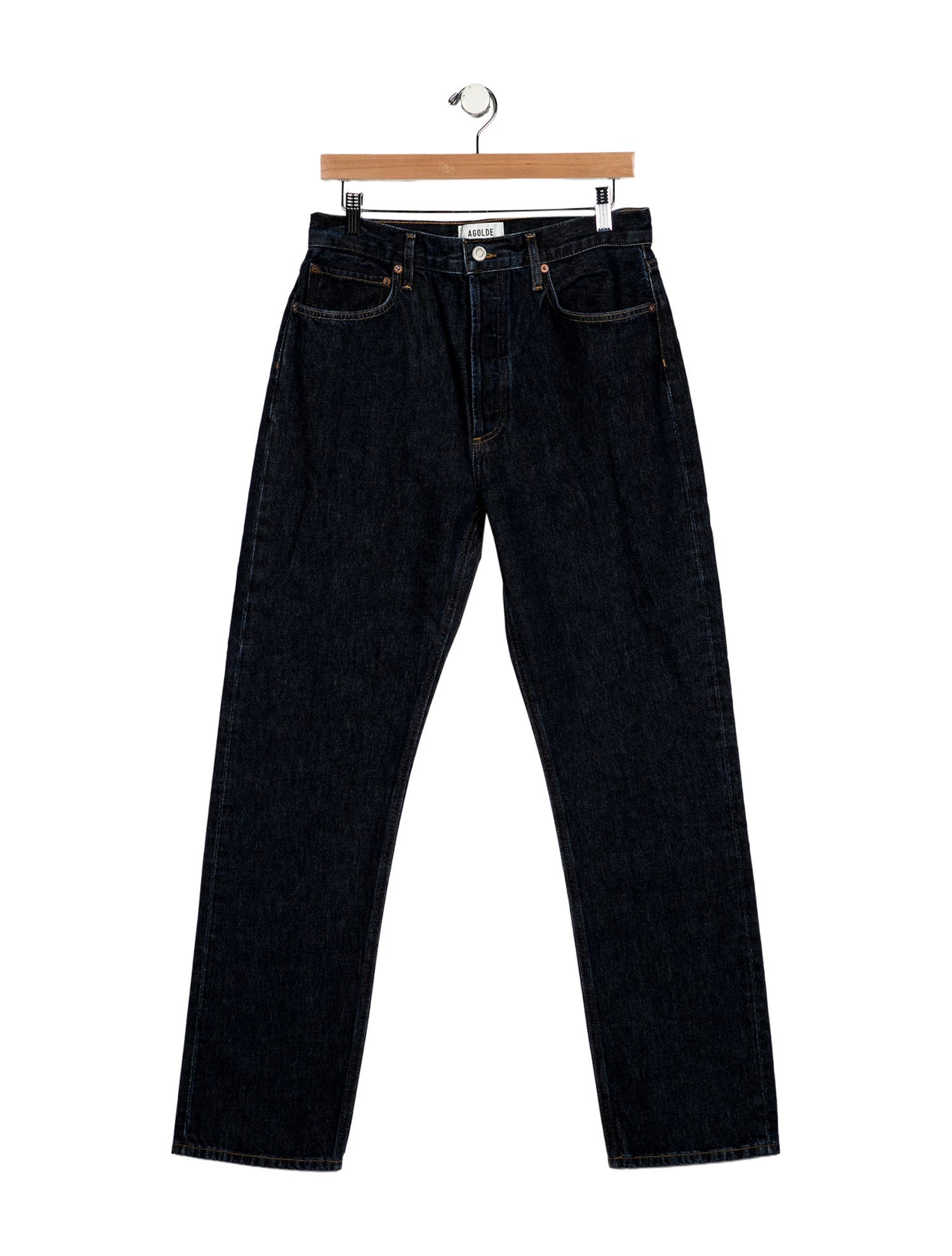 AGOLDE High-Rise Straight Leg Jeans