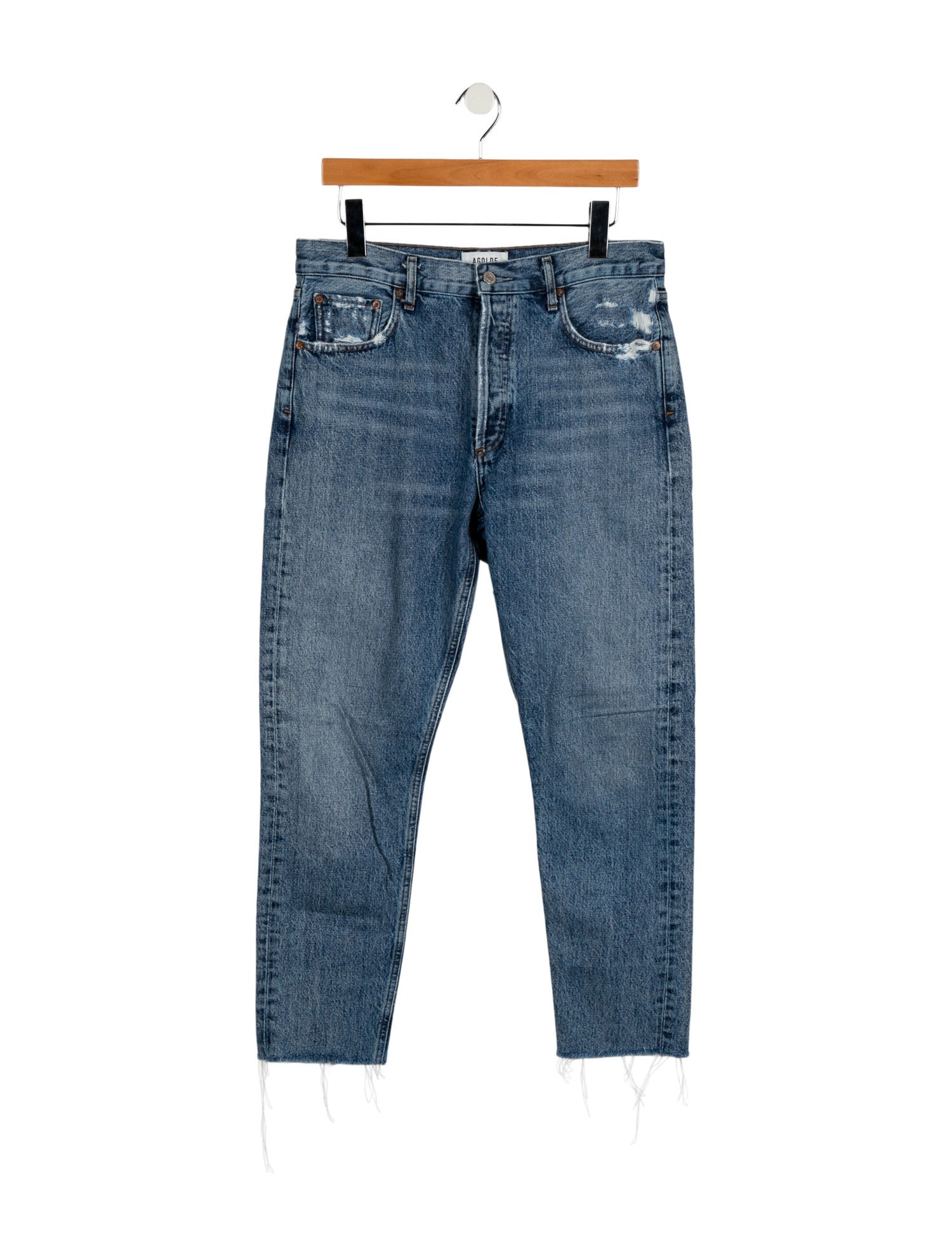 AGOLDE High-Rise Straight Leg Jeans