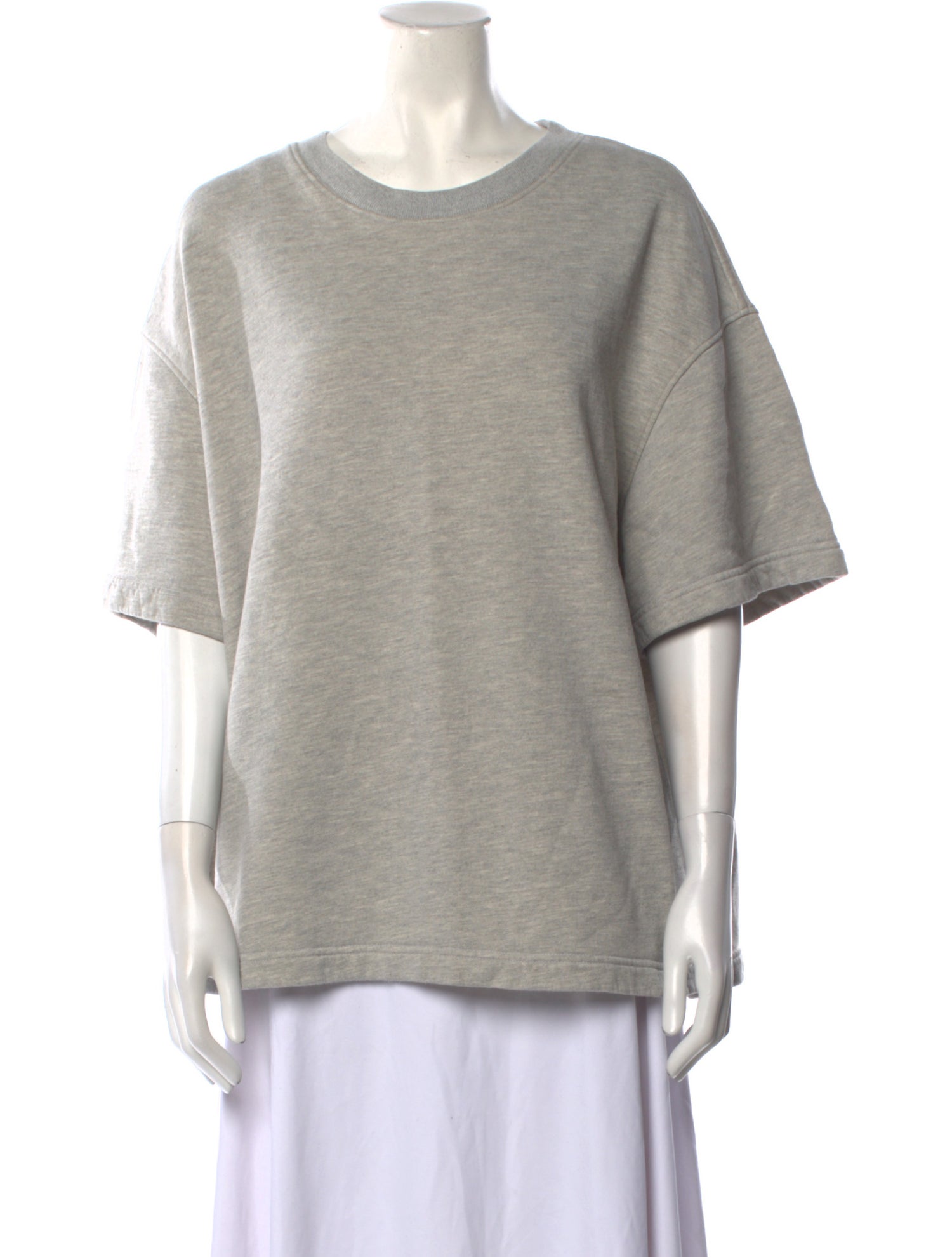 AGOLDE Bateau Neckline Short Sleeve Sweatshirt