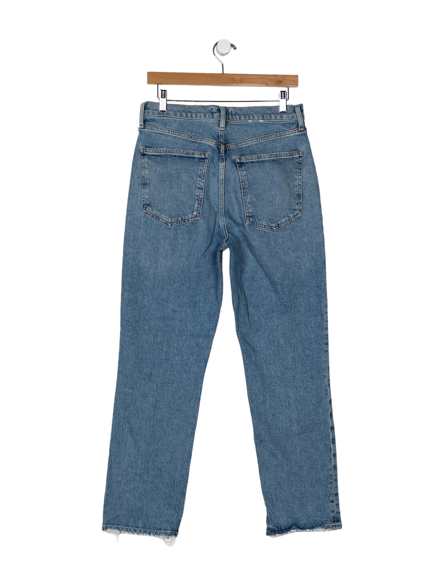 AGOLDE High-Rise Straight Leg Jeans