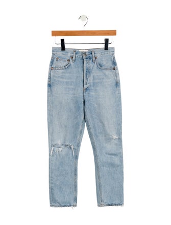 AGOLDE High-Rise Straight Leg Jeans