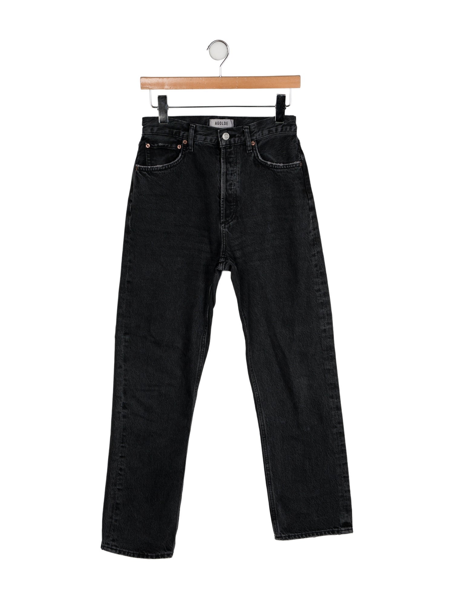 AGOLDE High-Rise Straight Leg Jeans