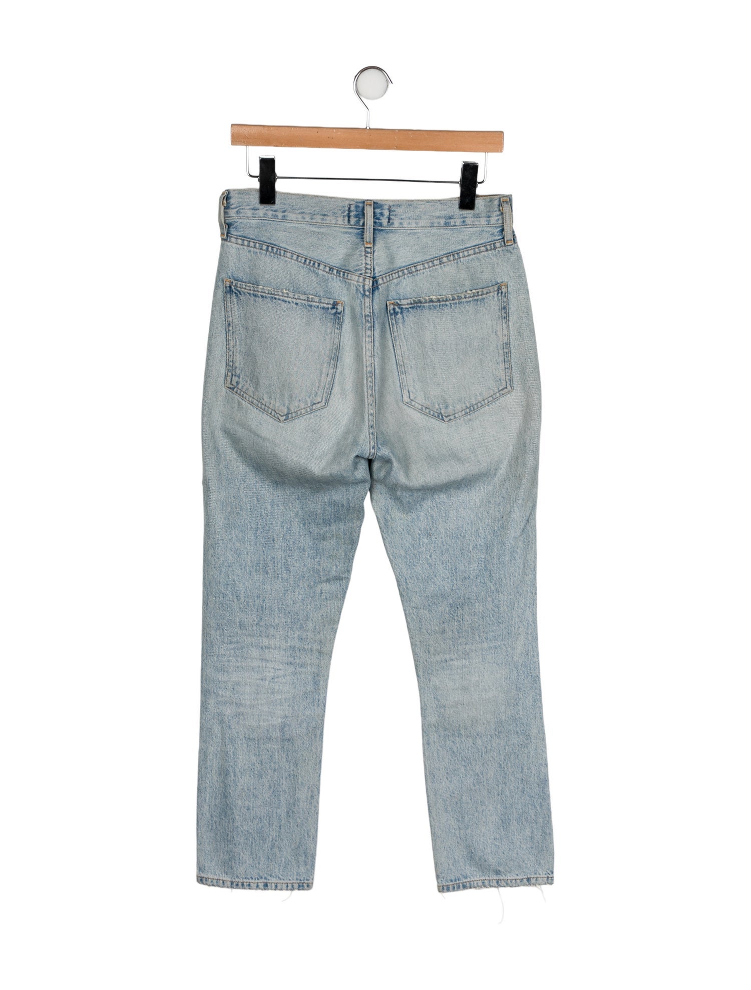 AGOLDE High-Rise Straight Leg Jeans