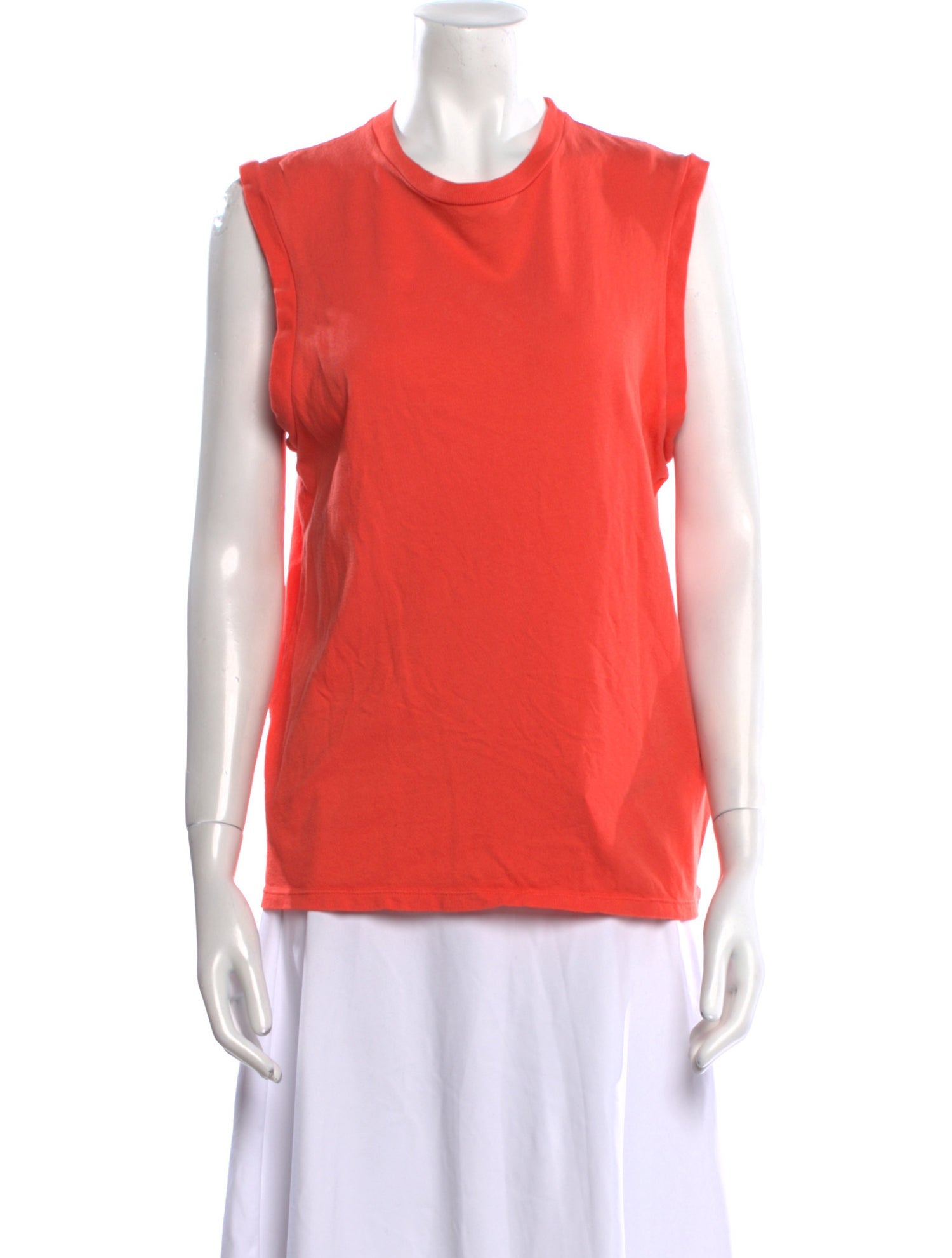 AGOLDE Crew Neck Sleeveless Top