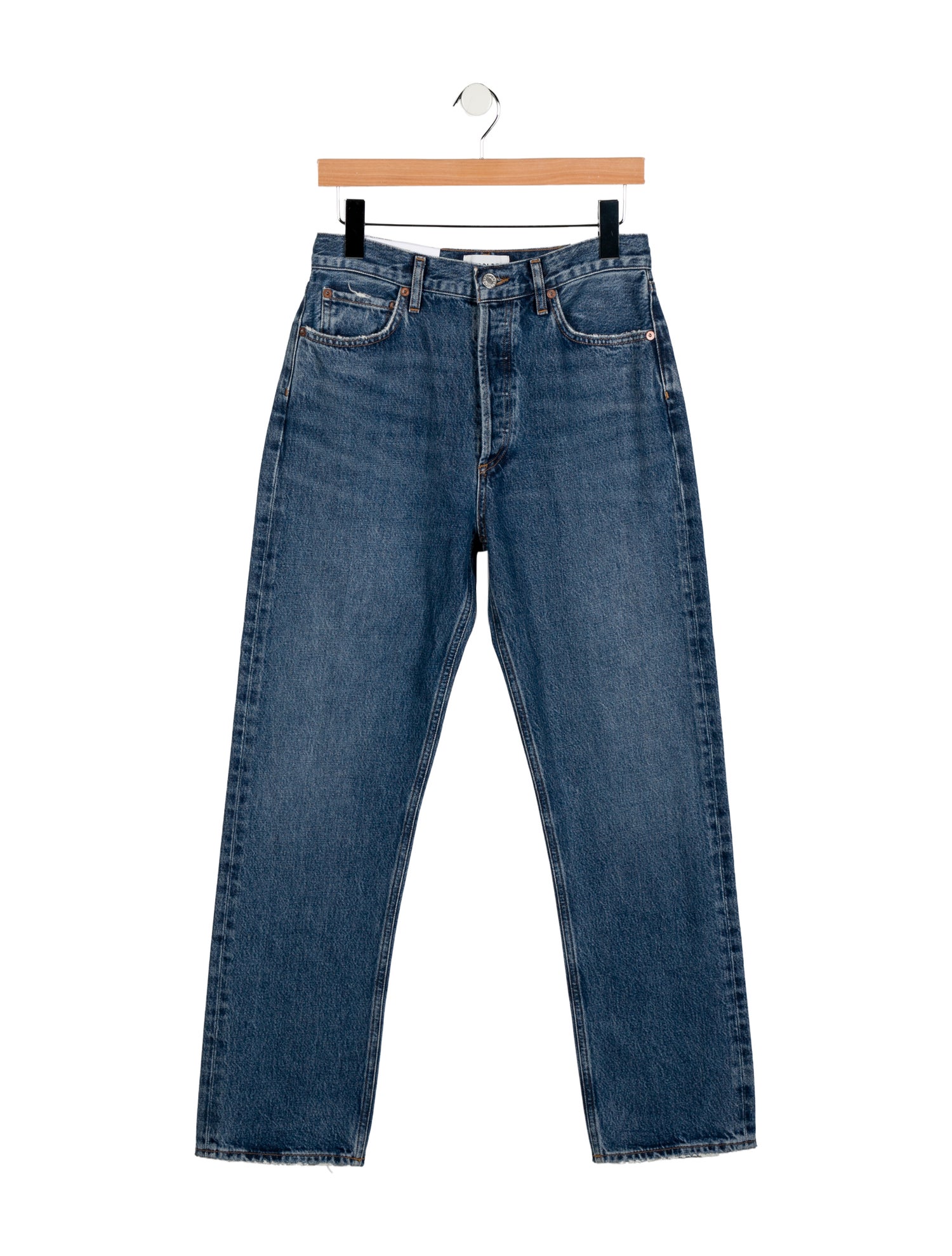 AGOLDE High-Rise Straight Leg Jeans