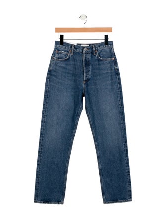 AGOLDE High-Rise Straight Leg Jeans