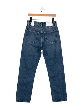 AGOLDE High-Rise Straight Leg Jeans