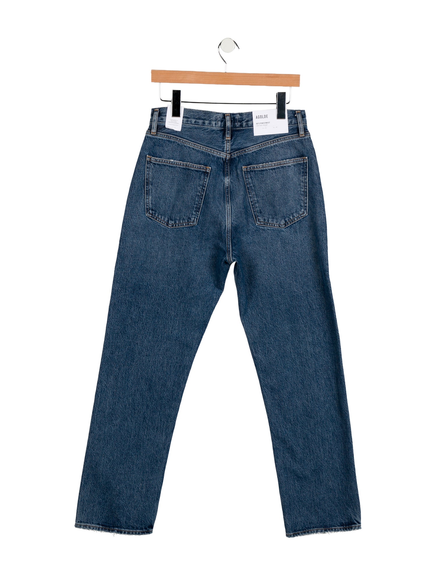 AGOLDE High-Rise Straight Leg Jeans
