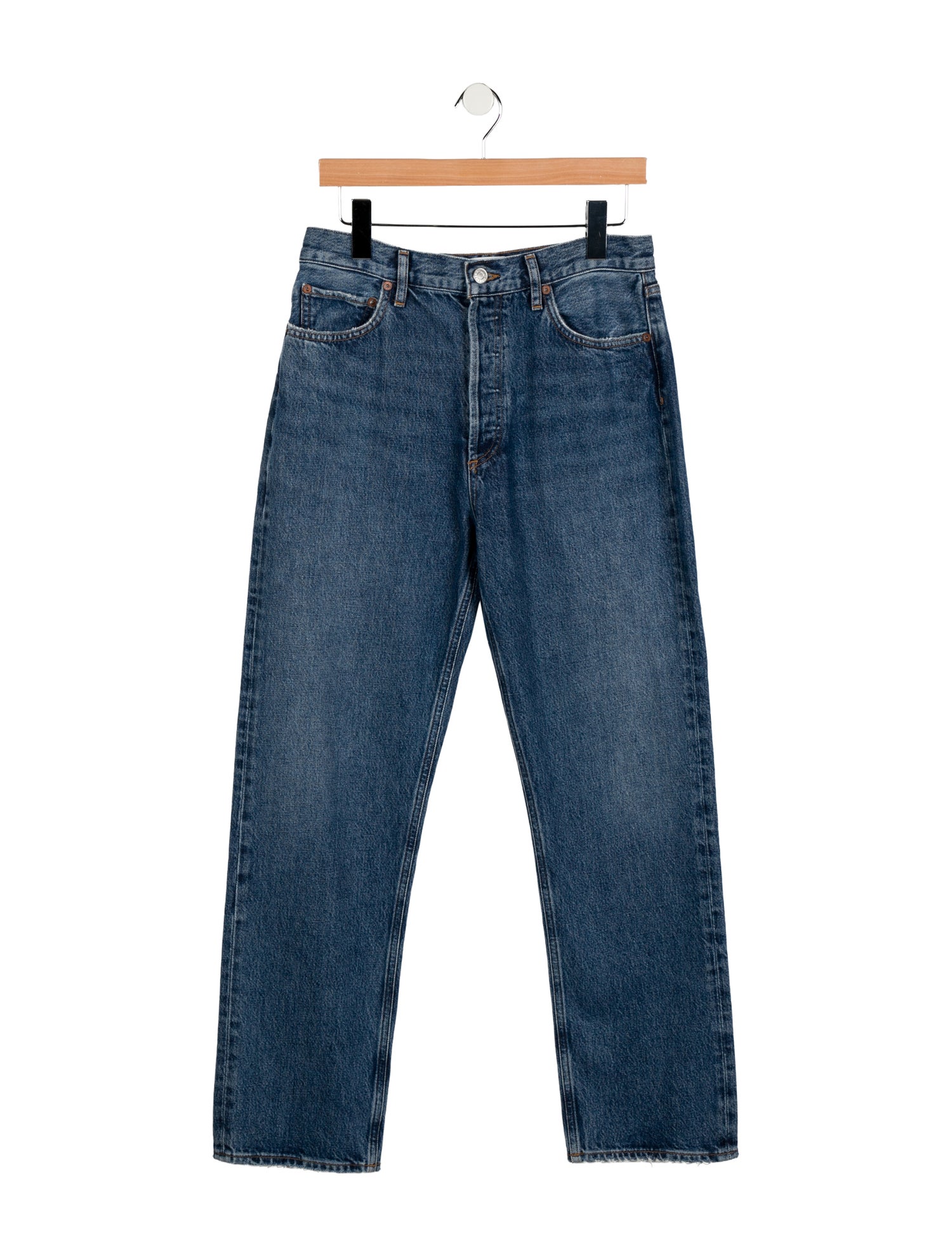 AGOLDE High-Rise Straight Leg Jeans