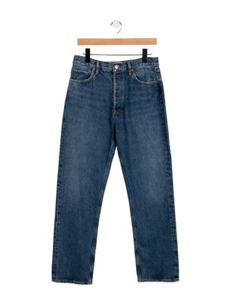 AGOLDE High-Rise Straight Leg Jeans