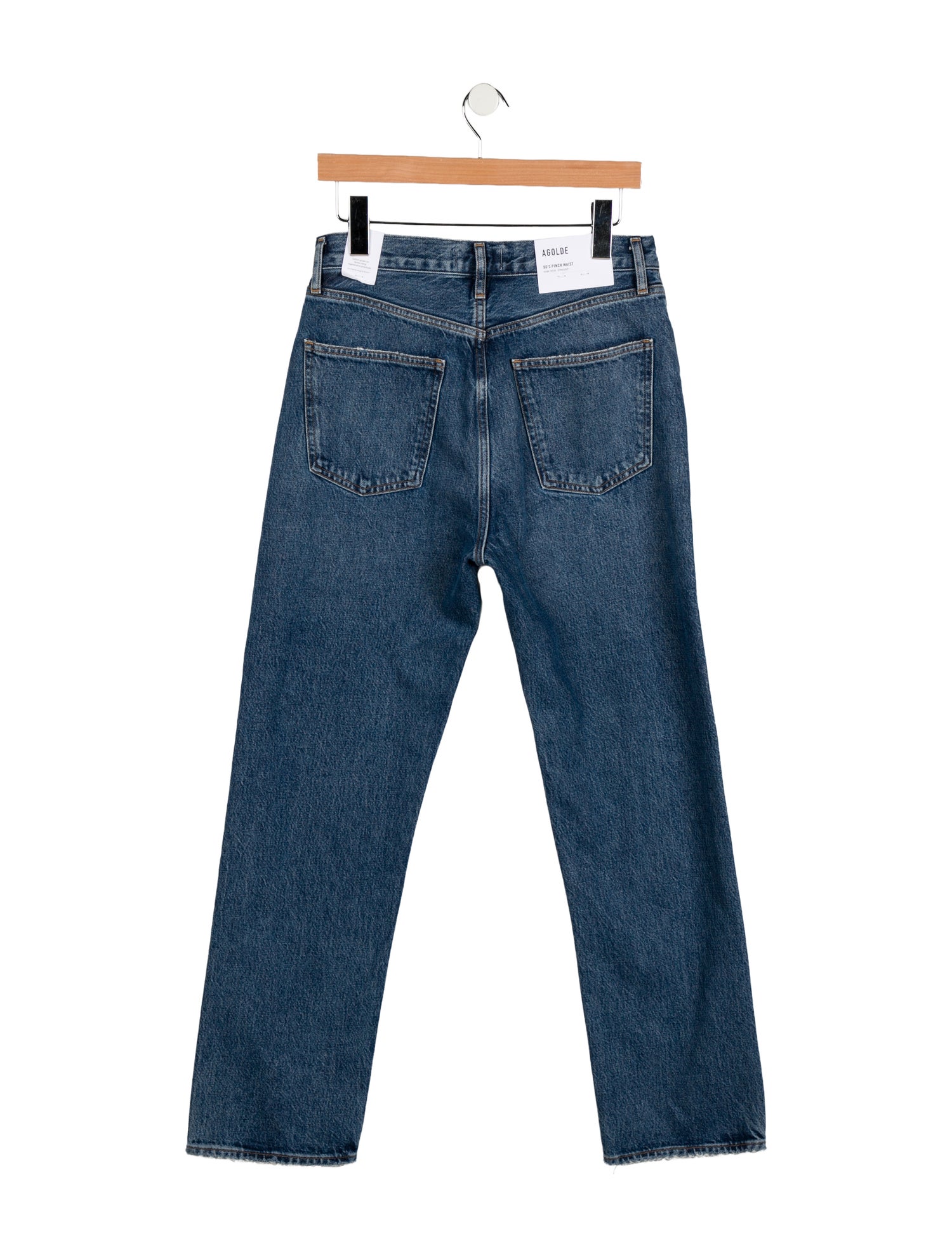AGOLDE High-Rise Straight Leg Jeans