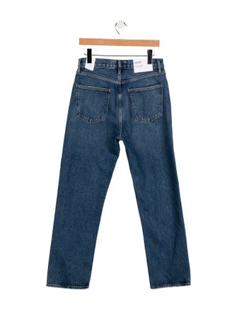 AGOLDE High-Rise Straight Leg Jeans