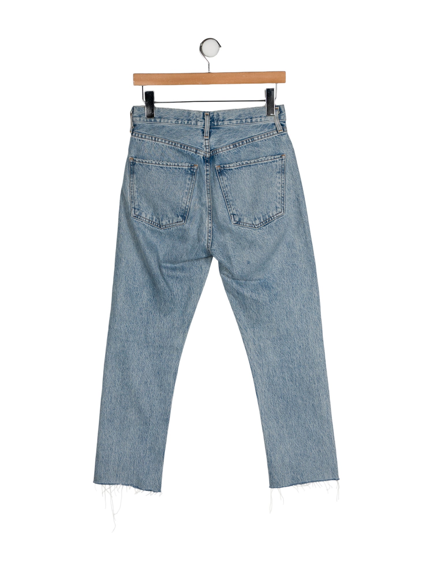 AGOLDE Mid-Rise Straight Leg Jeans