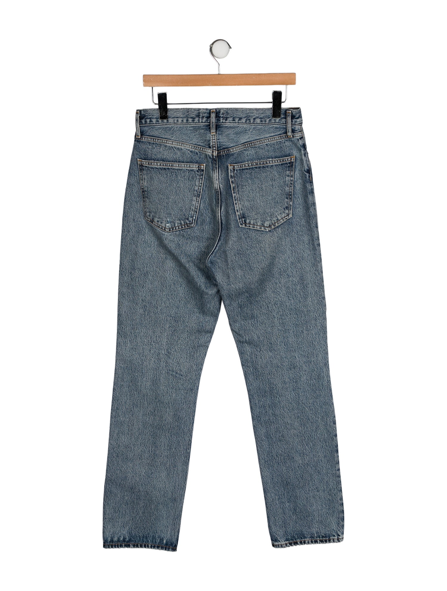 AGOLDE High-Rise Straight Leg Jeans