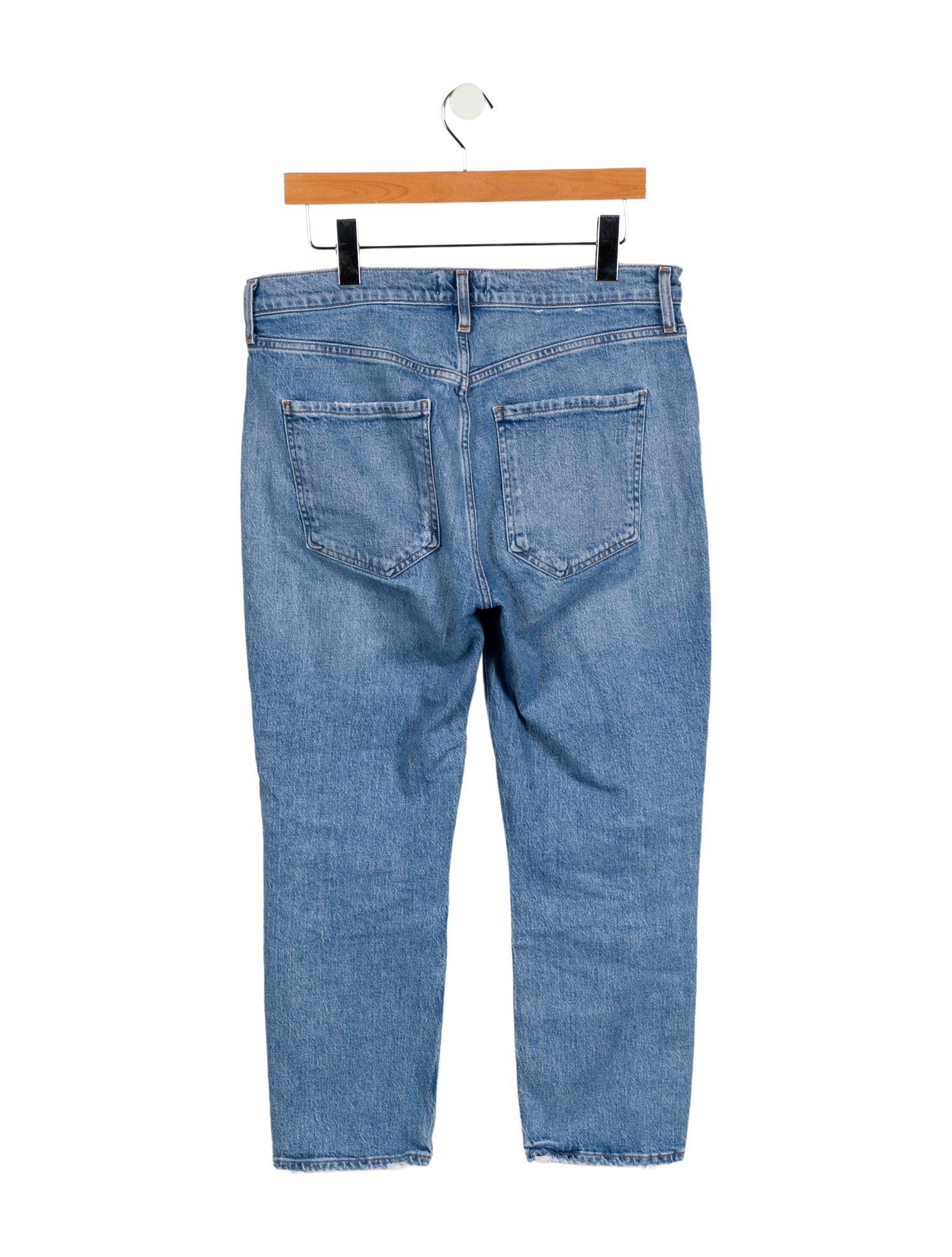 AGOLDE High-Rise Straight Leg Jeans