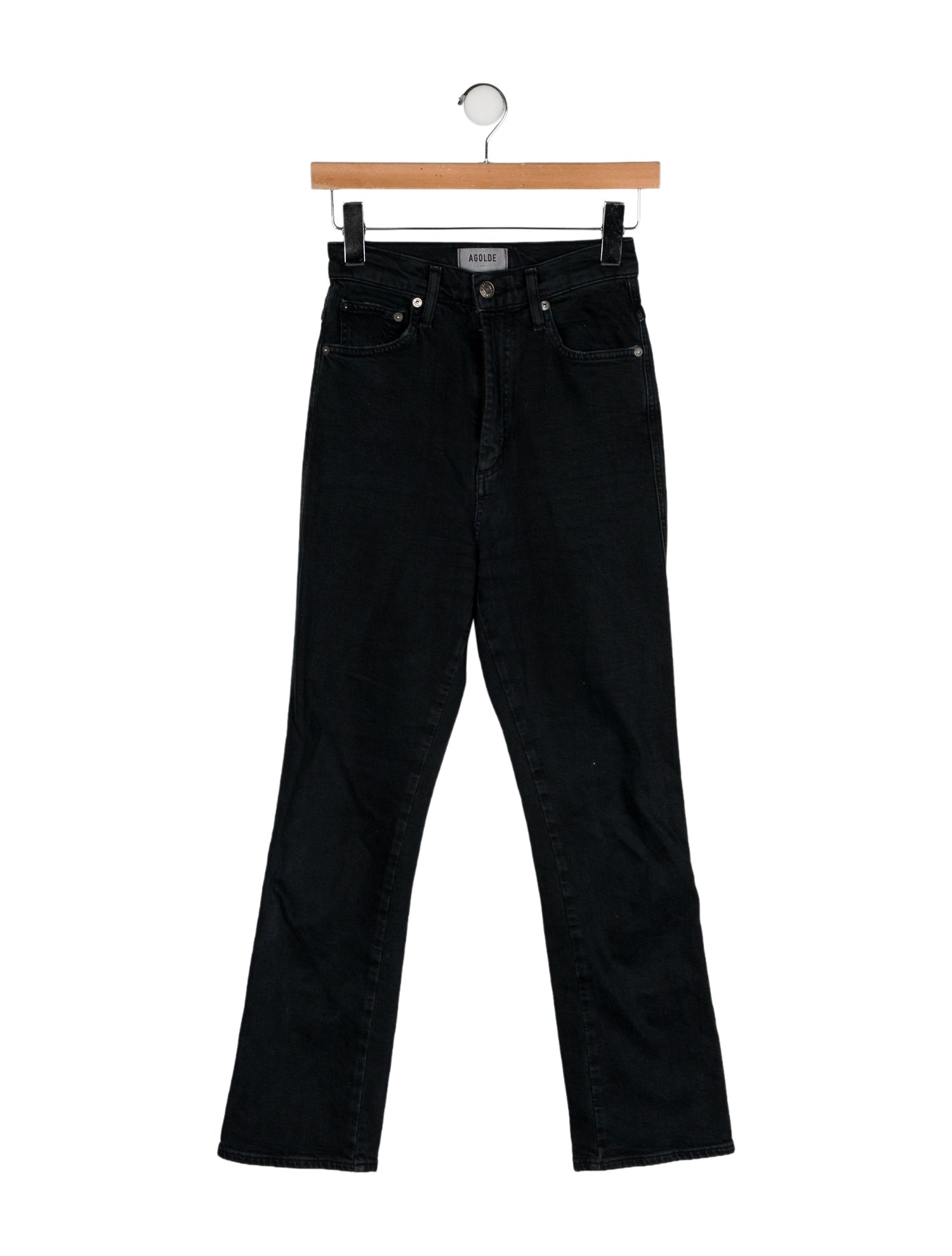 AGOLDE High-Rise Straight Leg Jeans