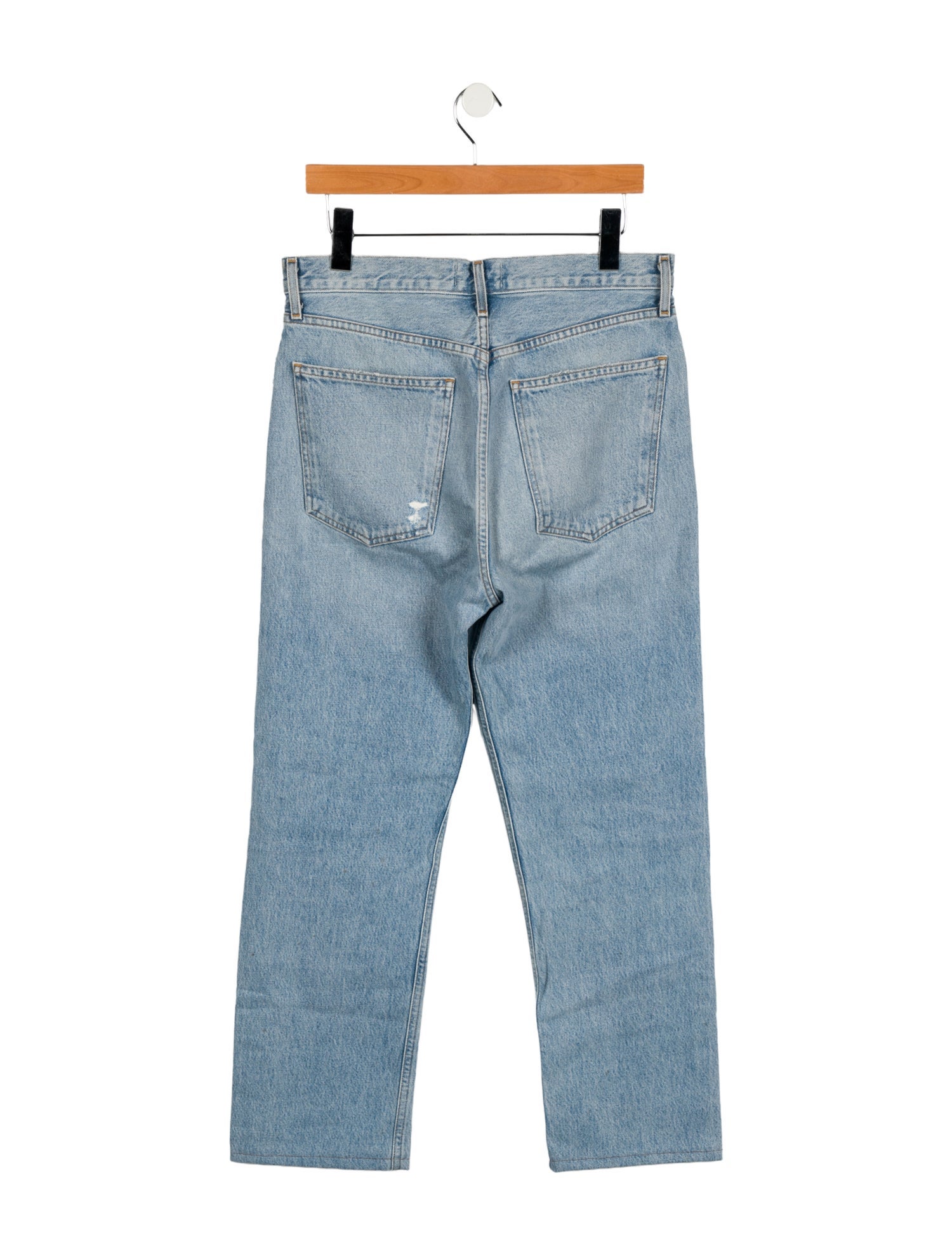 AGOLDE High-Rise Straight Leg Jeans