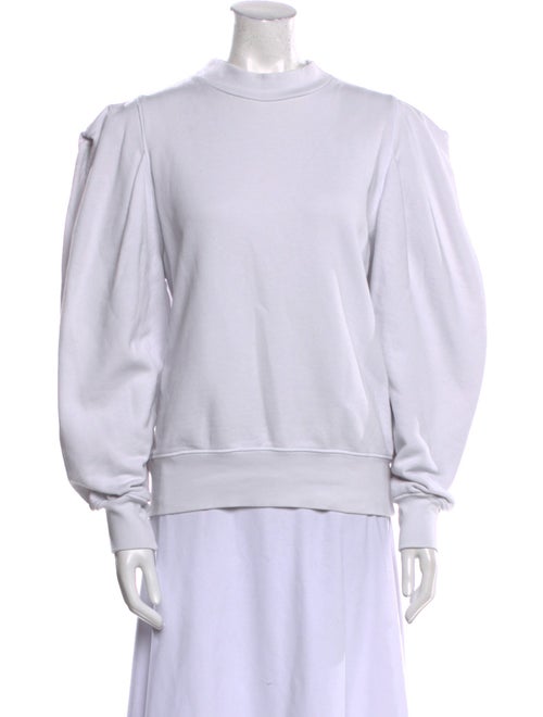 AGOLDE Mock Neck Long Sleeve Sweatshirt