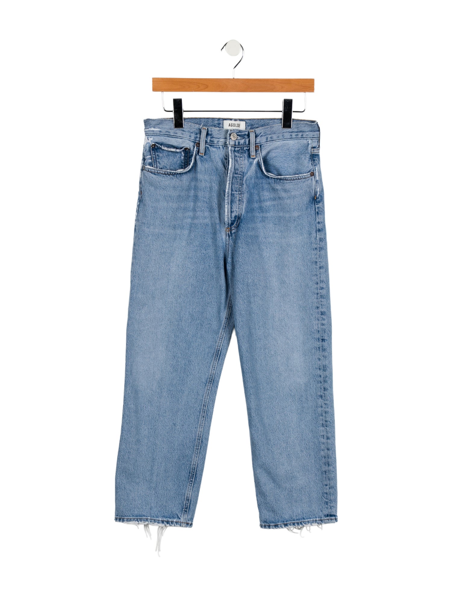 AGOLDE High-Rise Straight Leg Jeans