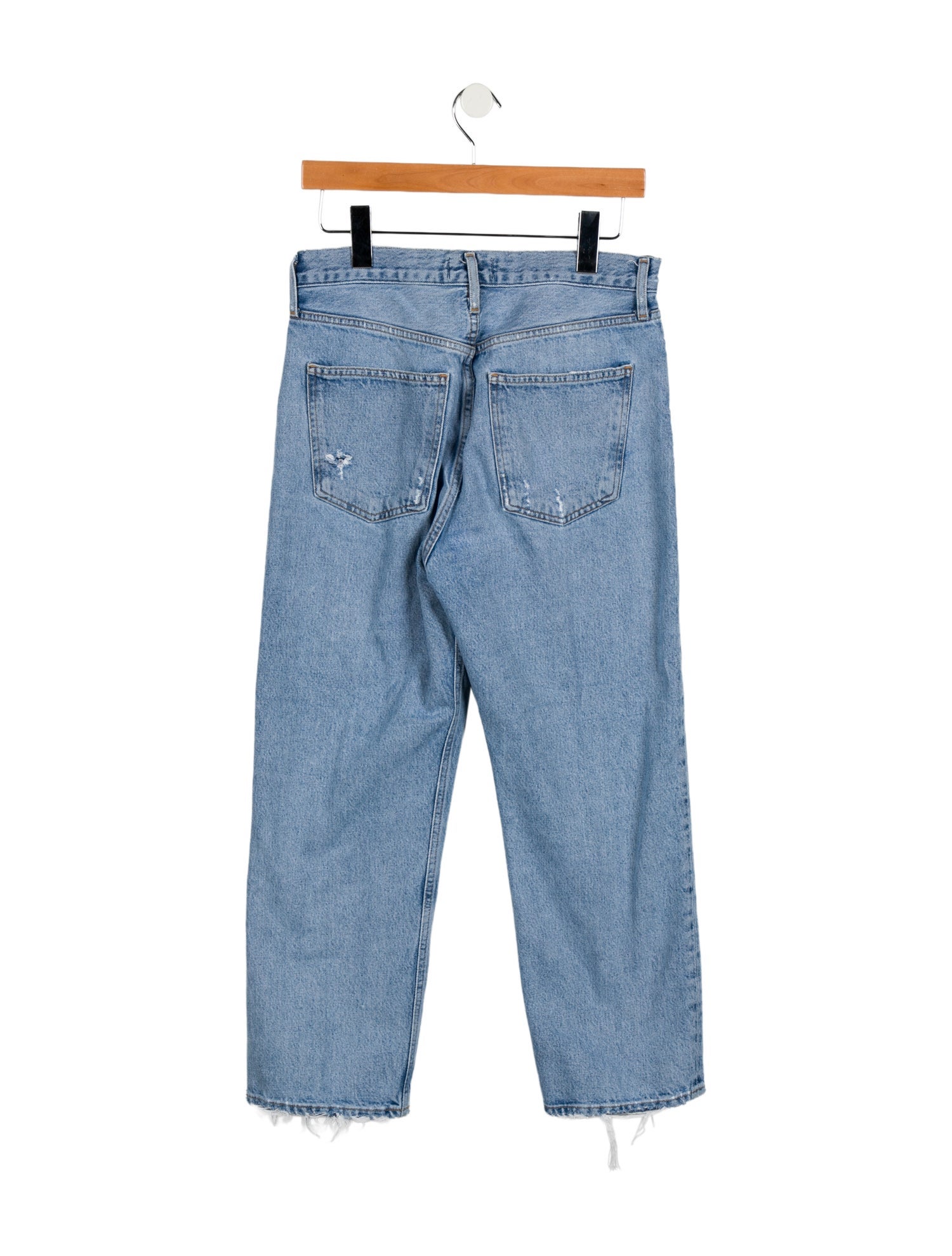 AGOLDE High-Rise Straight Leg Jeans