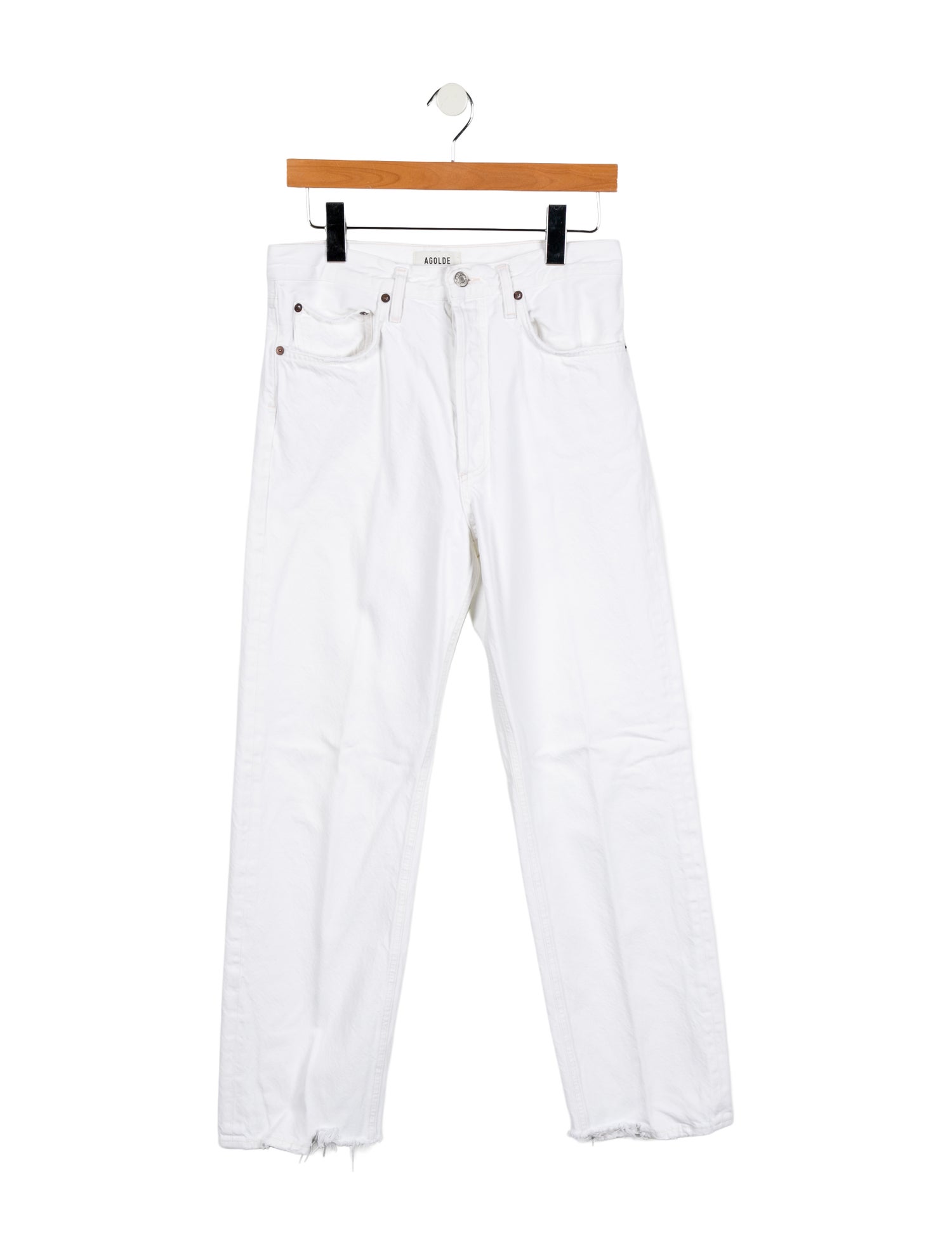 AGOLDE Mid-Rise Straight Leg Jeans