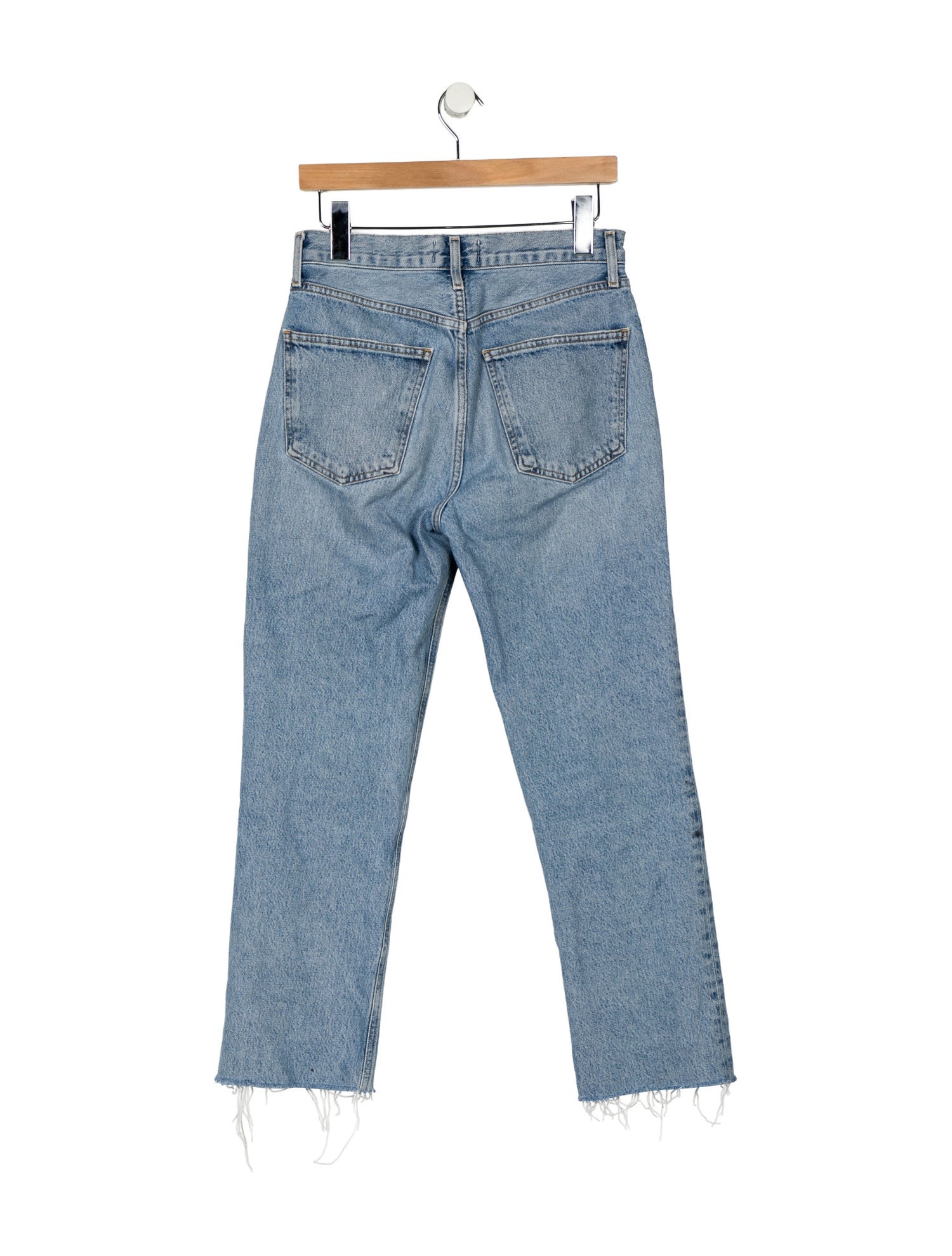 AGOLDE Mid-Rise Straight Leg Jeans
